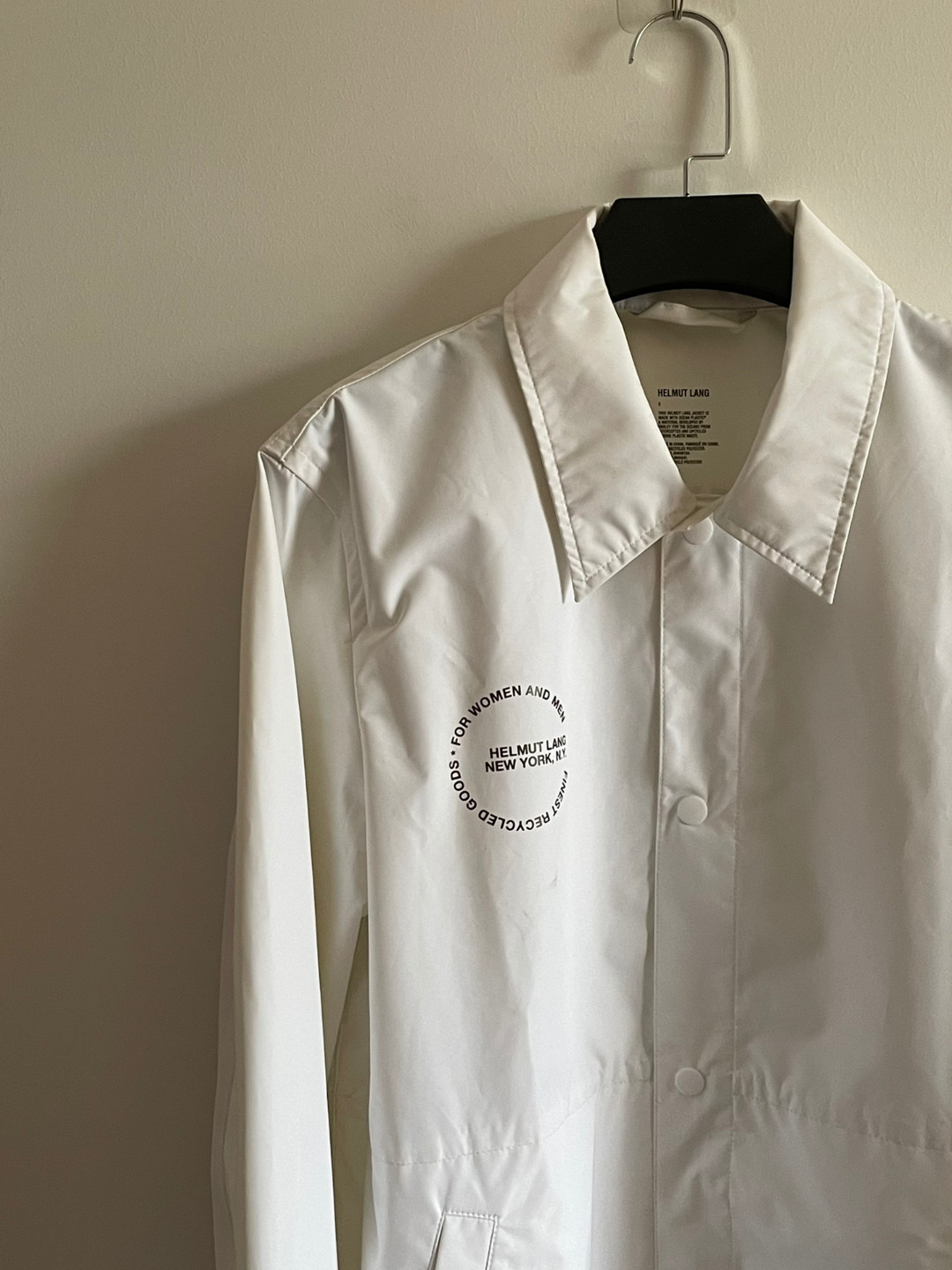 Helmut Lang Windbreaker Coach Jacket — detail