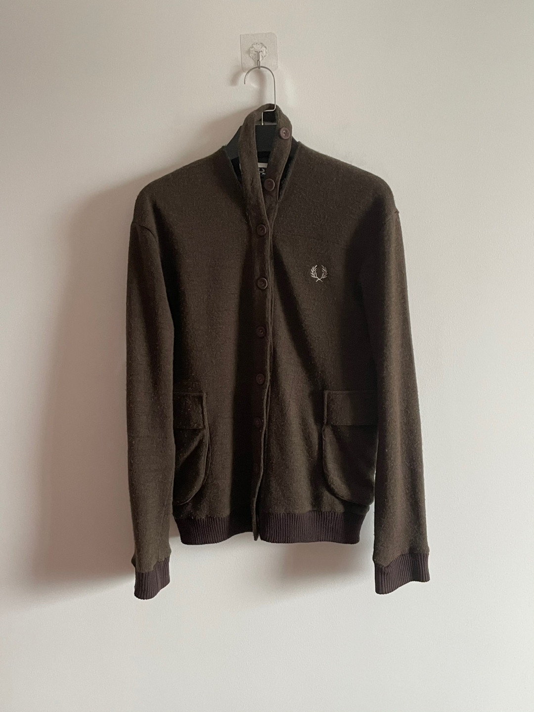CommeDesGarçons CDG Deconstructed Knit Cardigan — detail