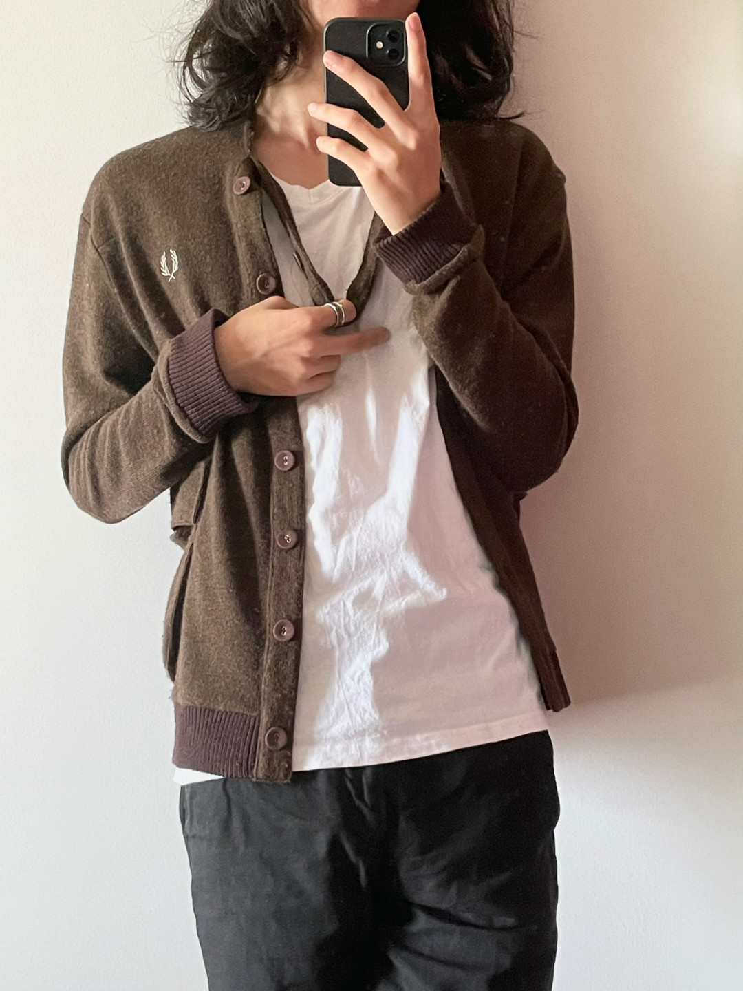 CommeDesGarçons CDG Deconstructed Knit Cardigan — back