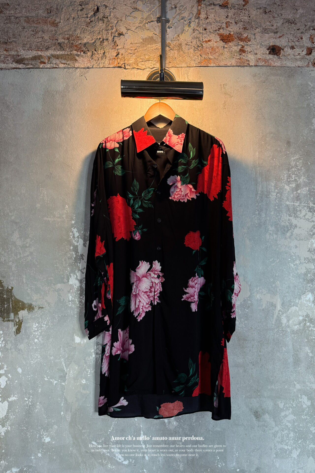 Yohji Yamamoto 96SS Peony Shirt
