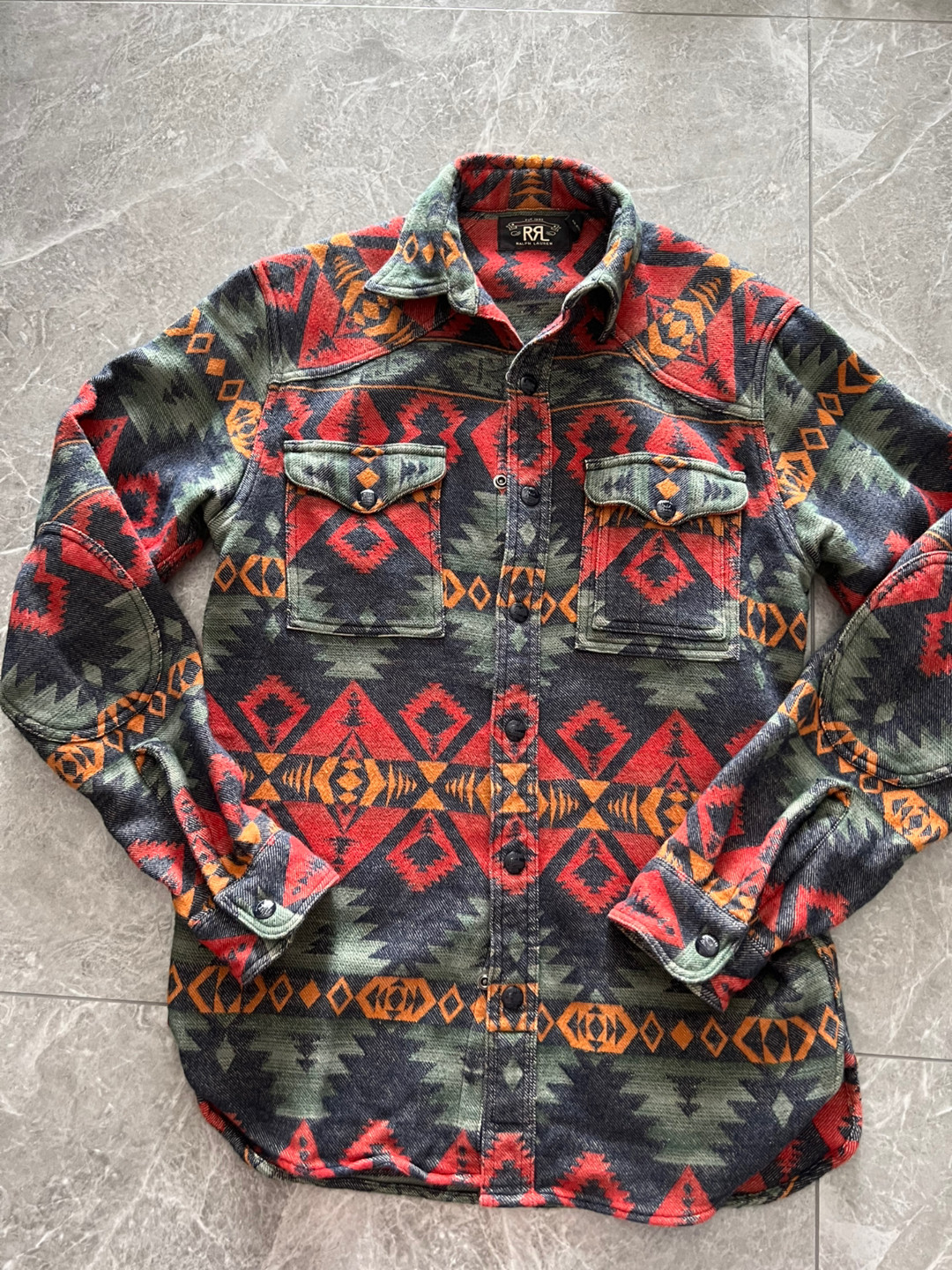 RRL Southwest Aztec Long-Sleeve Shirt