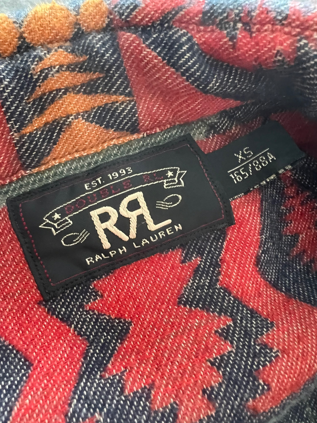 RRL Southwest Aztec Long-Sleeve Shirt — front