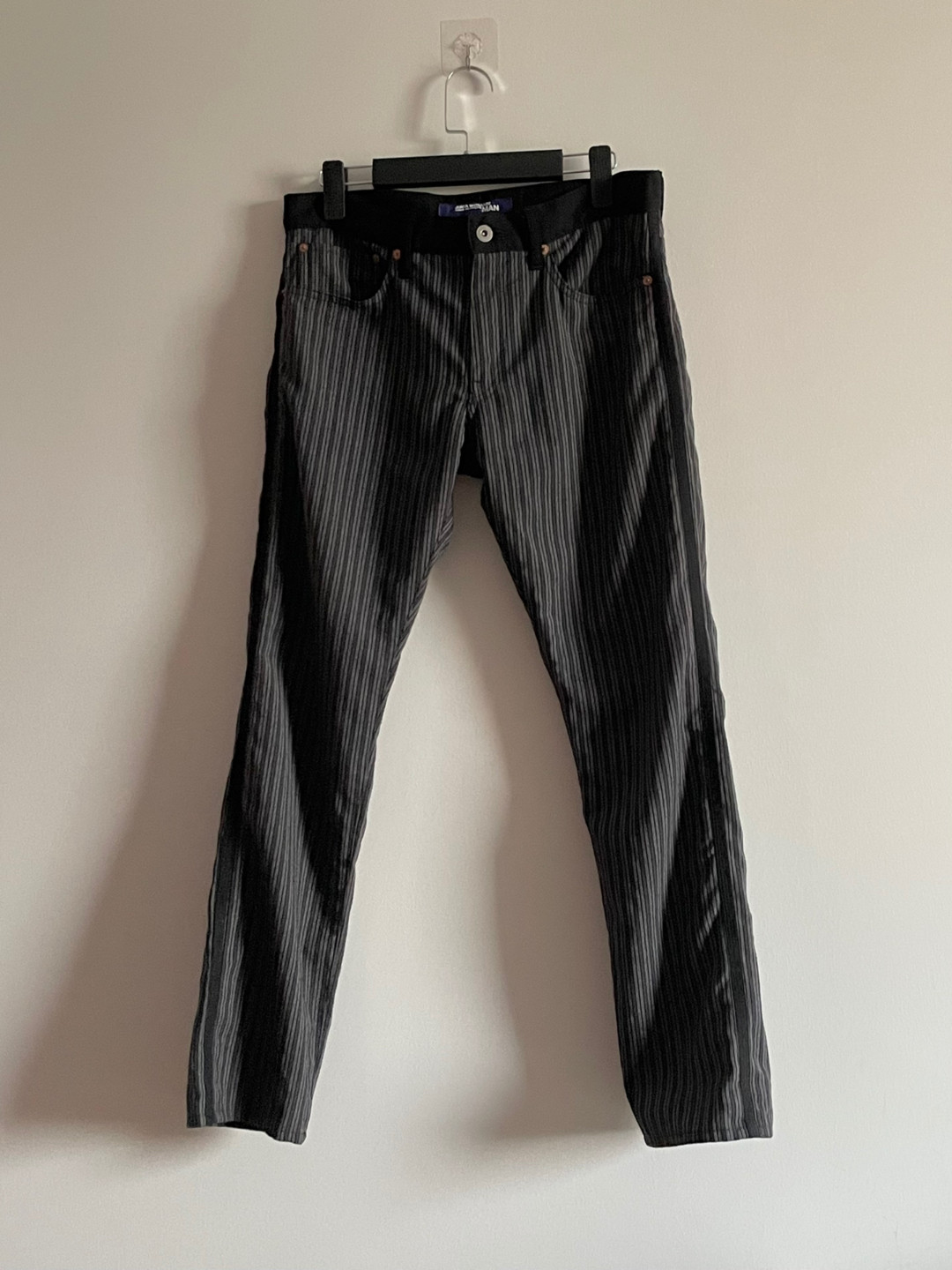 Junya Watanabe 2015 Wool Stripe Trousers — front