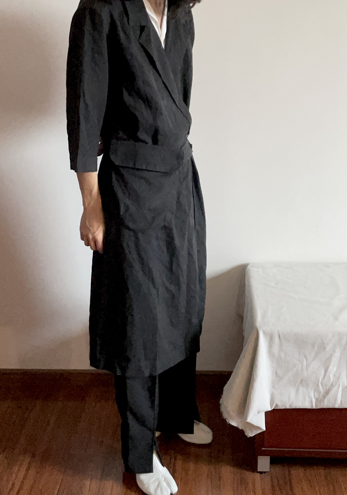 Dries Van Noten Deconstructed Coat — back