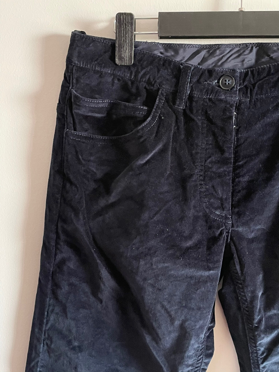 Maison Martin Margiela F/W07 Velvet Flared Pants — back
