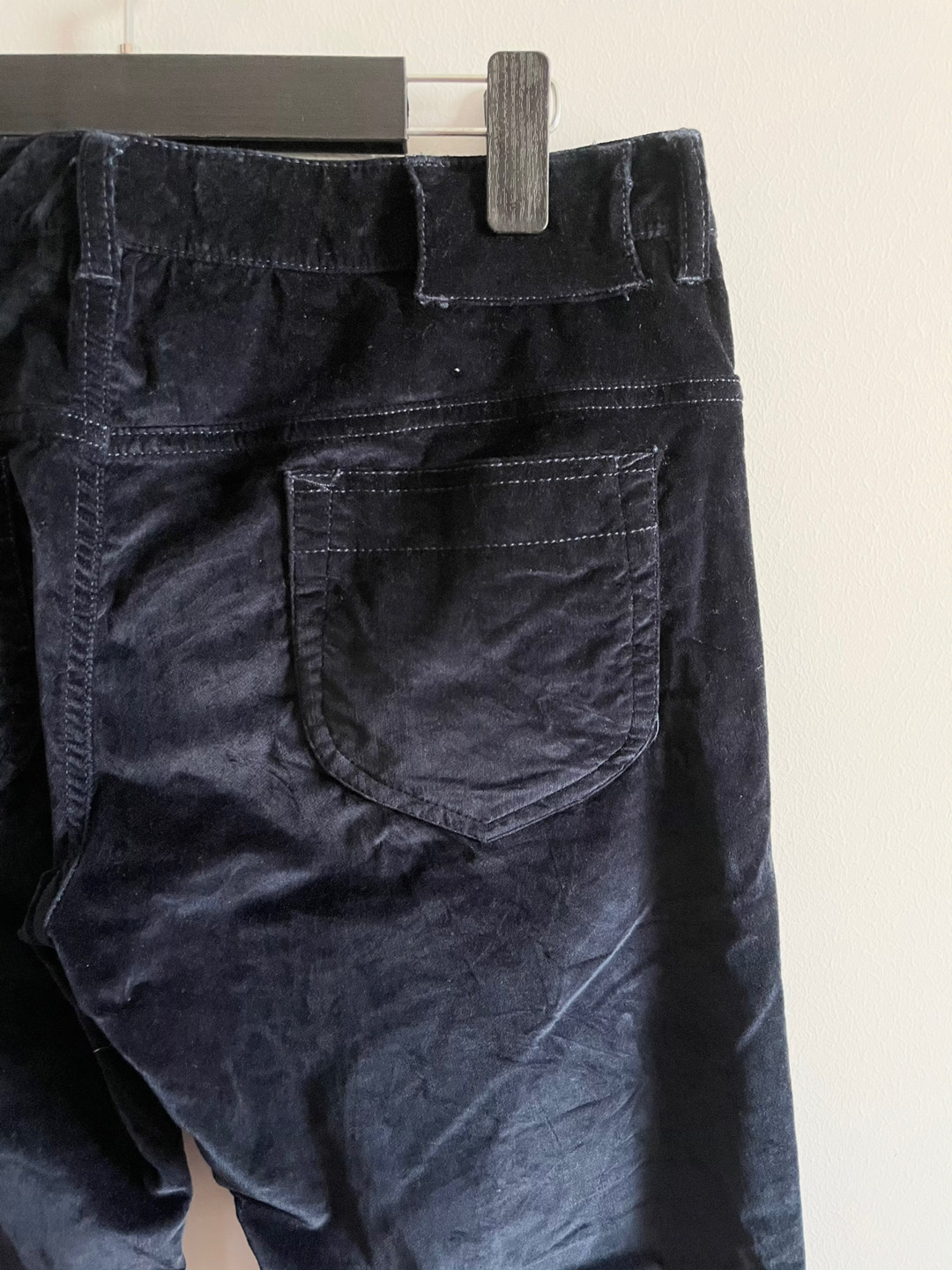 Maison Martin Margiela F/W07 Velvet Flared Pants — label