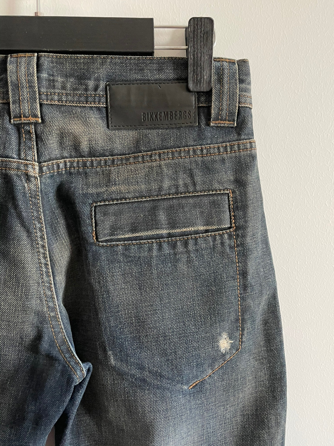 Dirk Bikkembergs Side Pocket Zipper Jeans — label