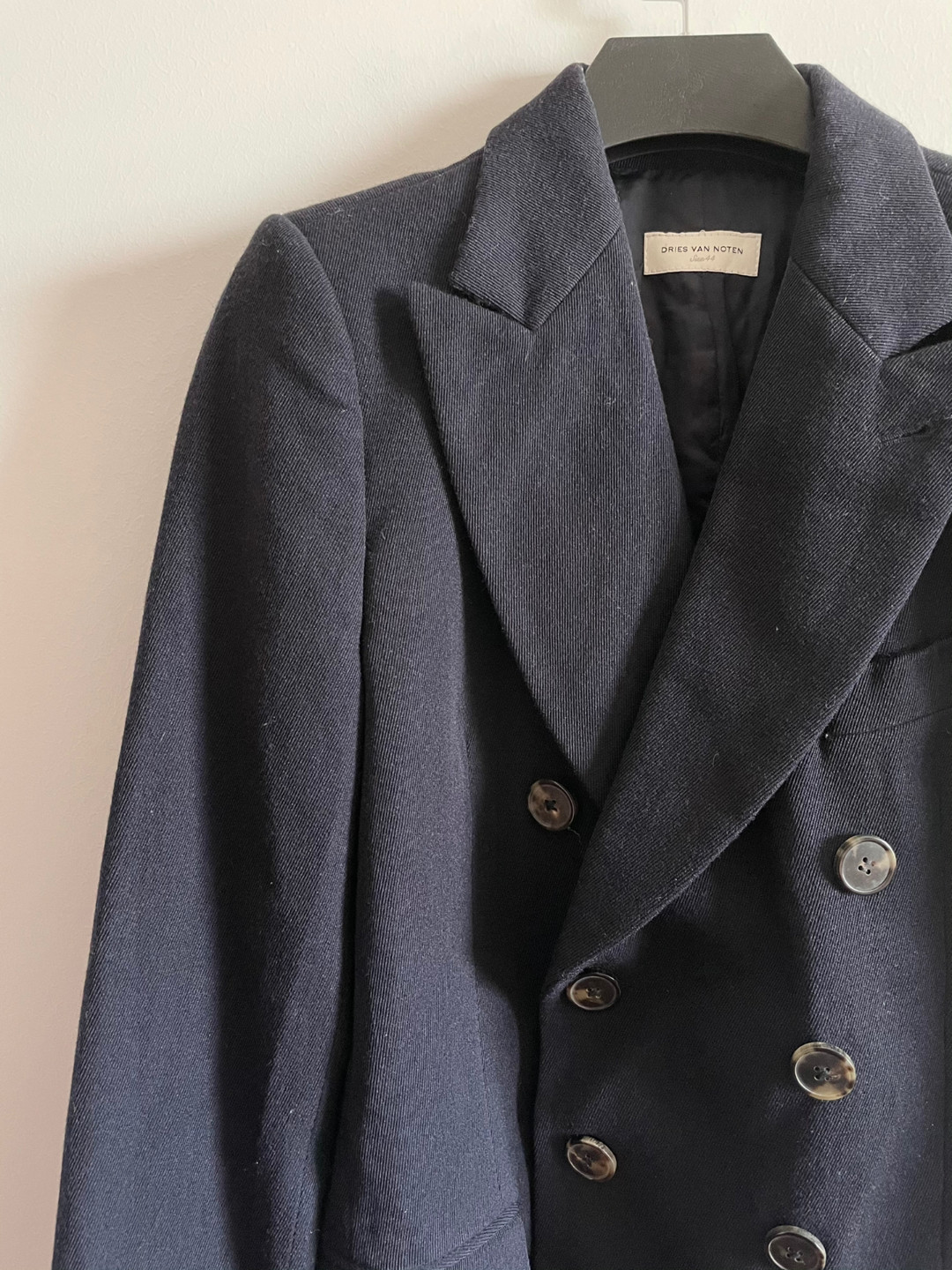 Dries Van Noten 11FW Runway Wool Blazer — label