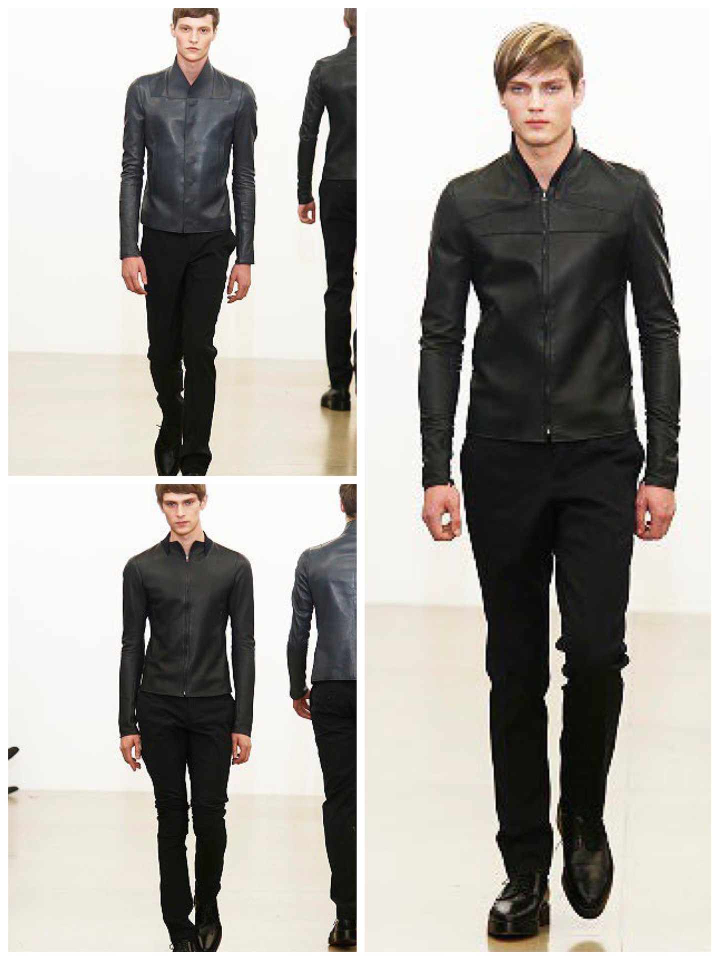 Jil Sander Raf Simons Horse Leather Jacket — detail