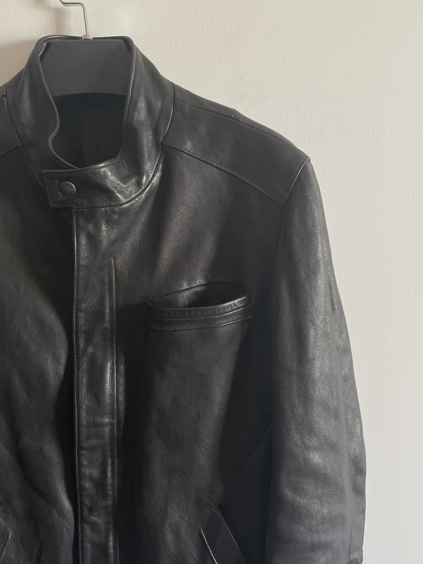Jil Sander Raf Simons Horse Leather Jacket — back