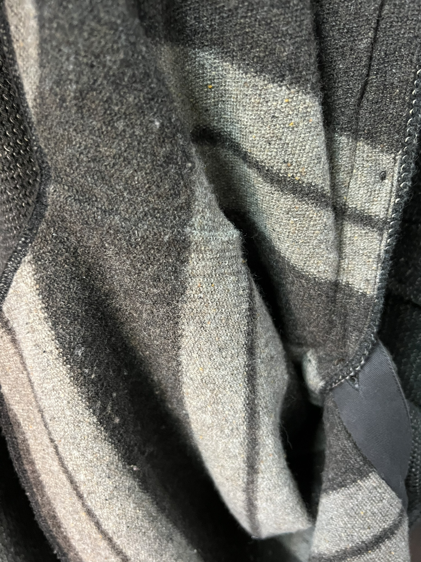 RRL Thick Knit Button-Up Shirt Jacket — label