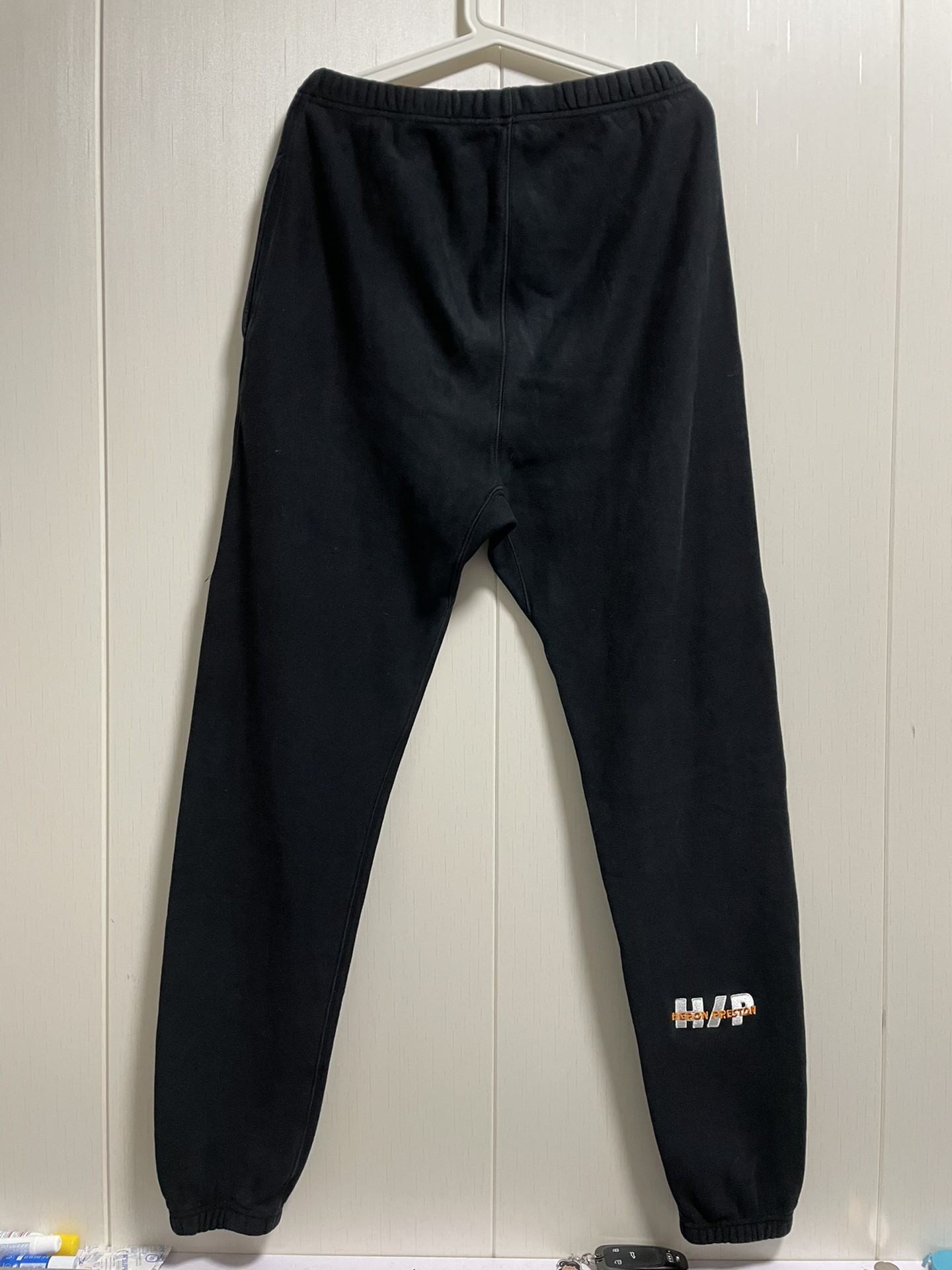 Heron Preston Crane Embroidered Sweatpants — front