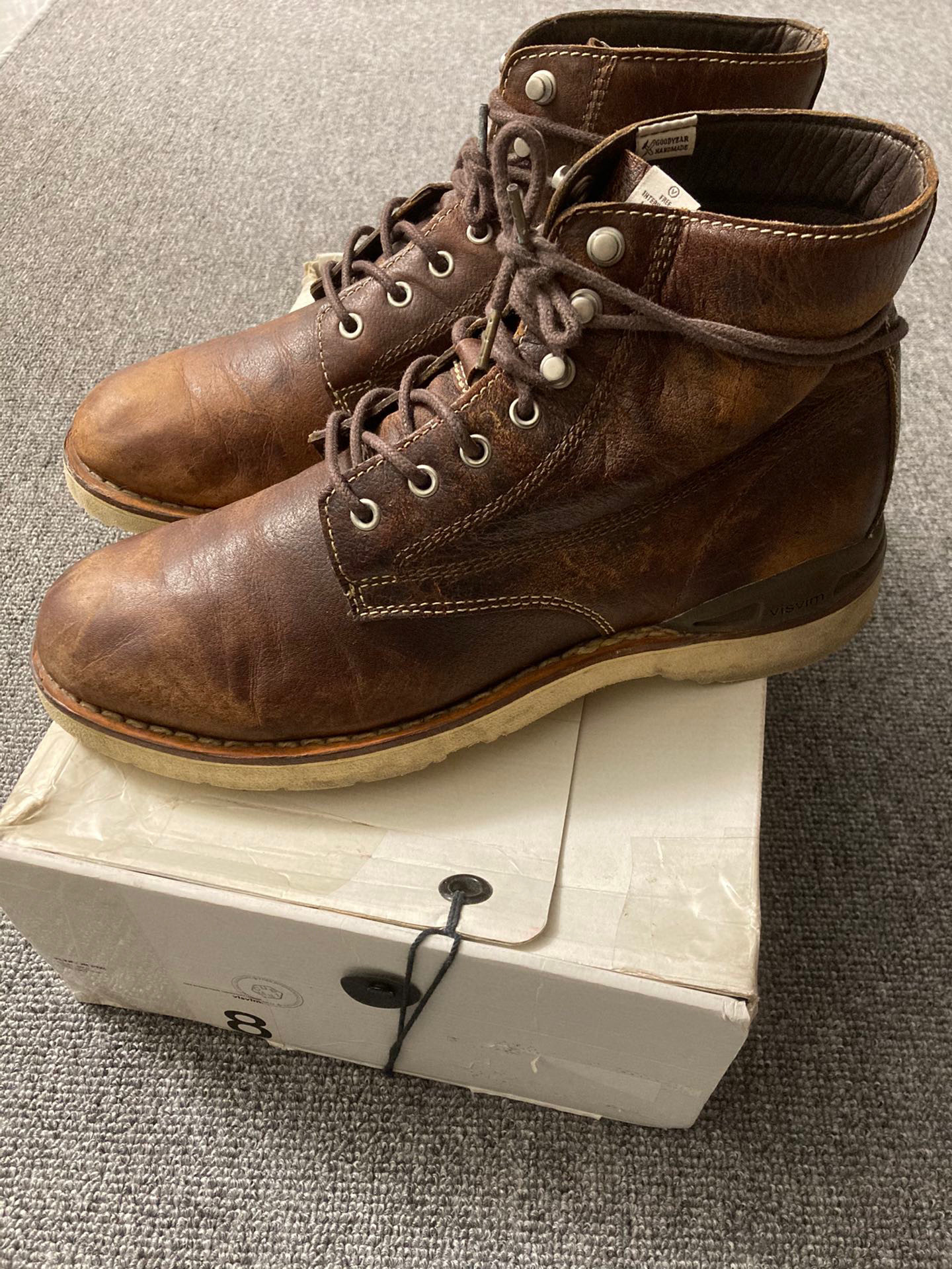Visvim Virgil Boots 01 Vintage — detail