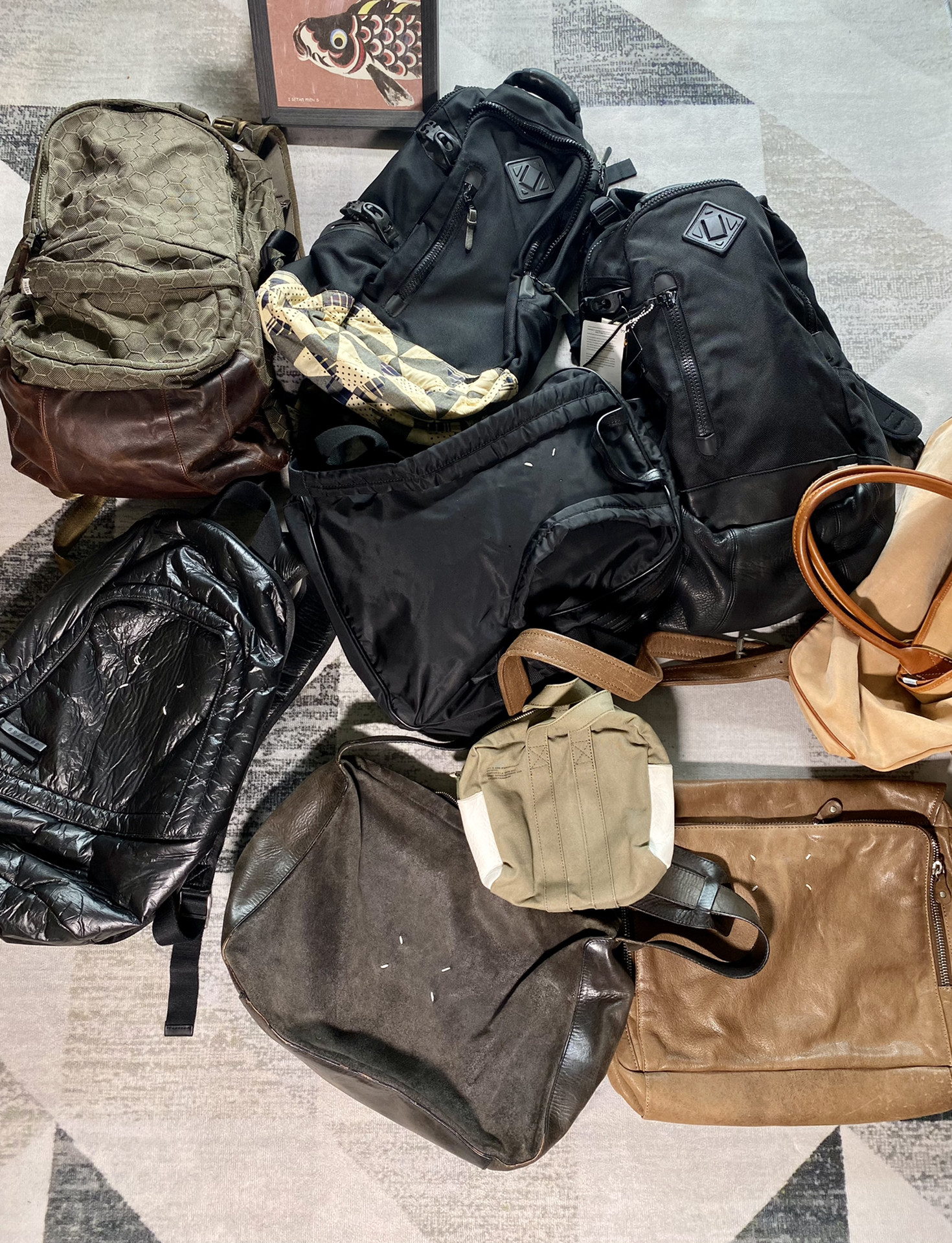 Visvim and Maison Margiela Assorted Bags