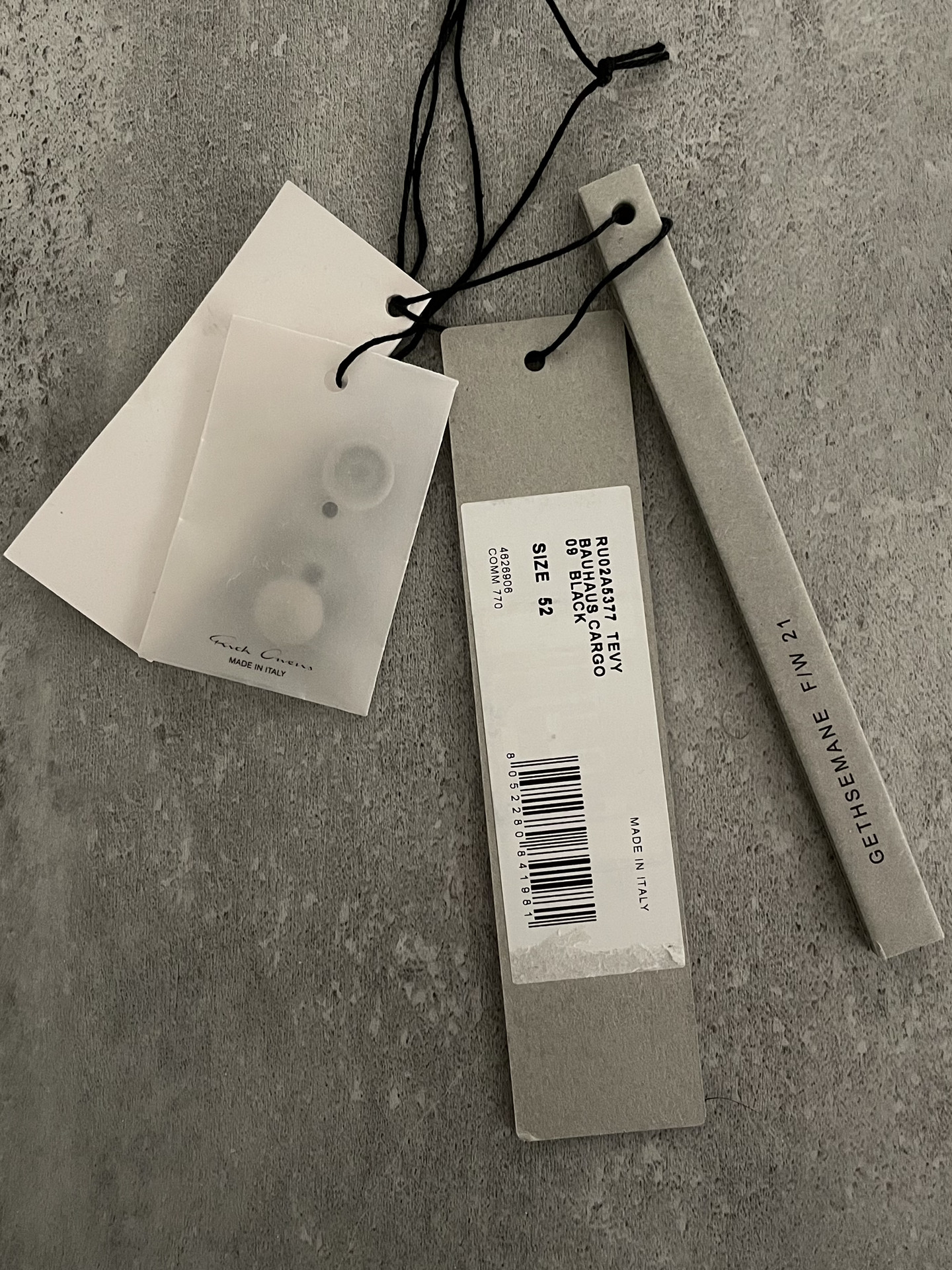 Rick Owens 52 Shell Pants — back