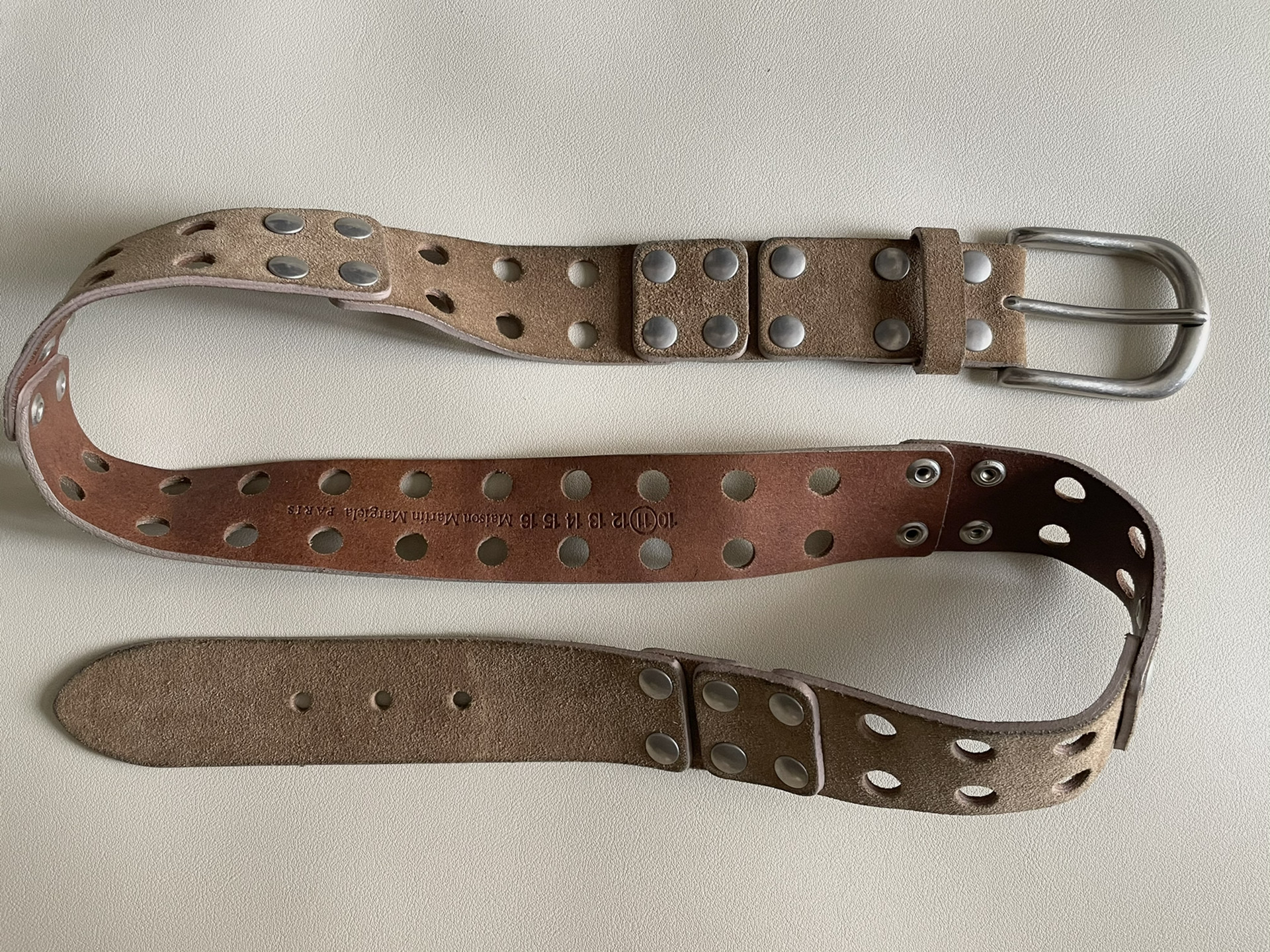 Maison Martin Margiela Perforated Belt — back