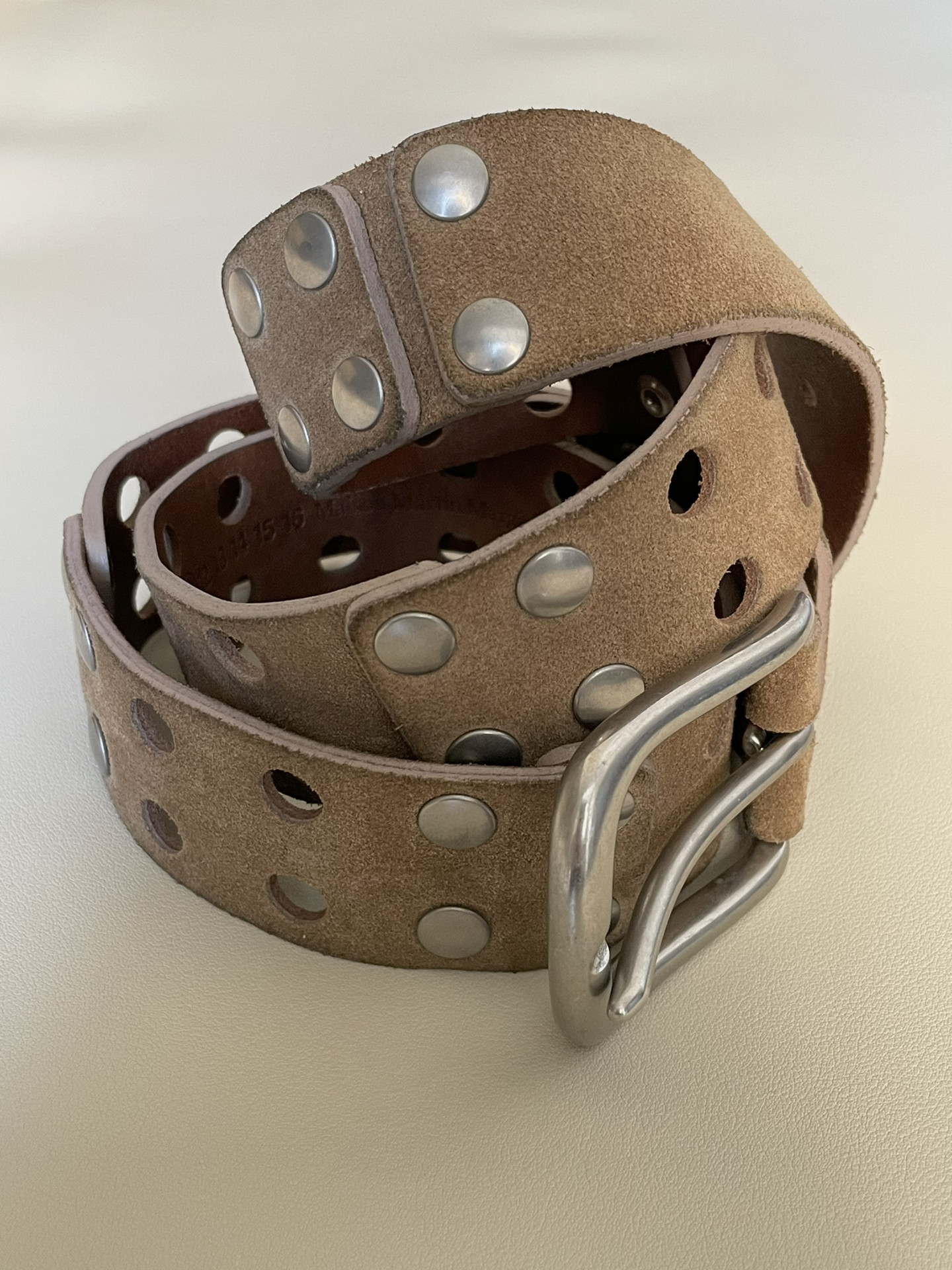 Maison Martin Margiela Perforated Belt — front