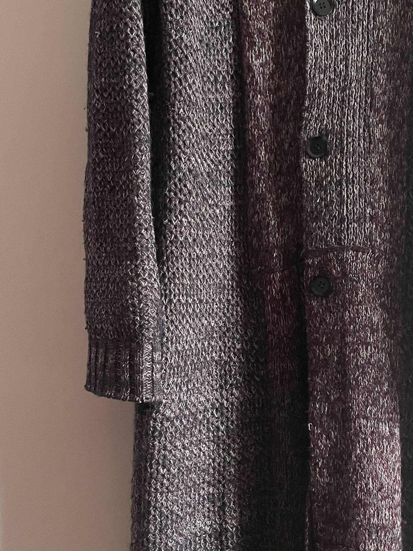 Yohji Yamamoto PourHomme F/W14 Knit Coat — label