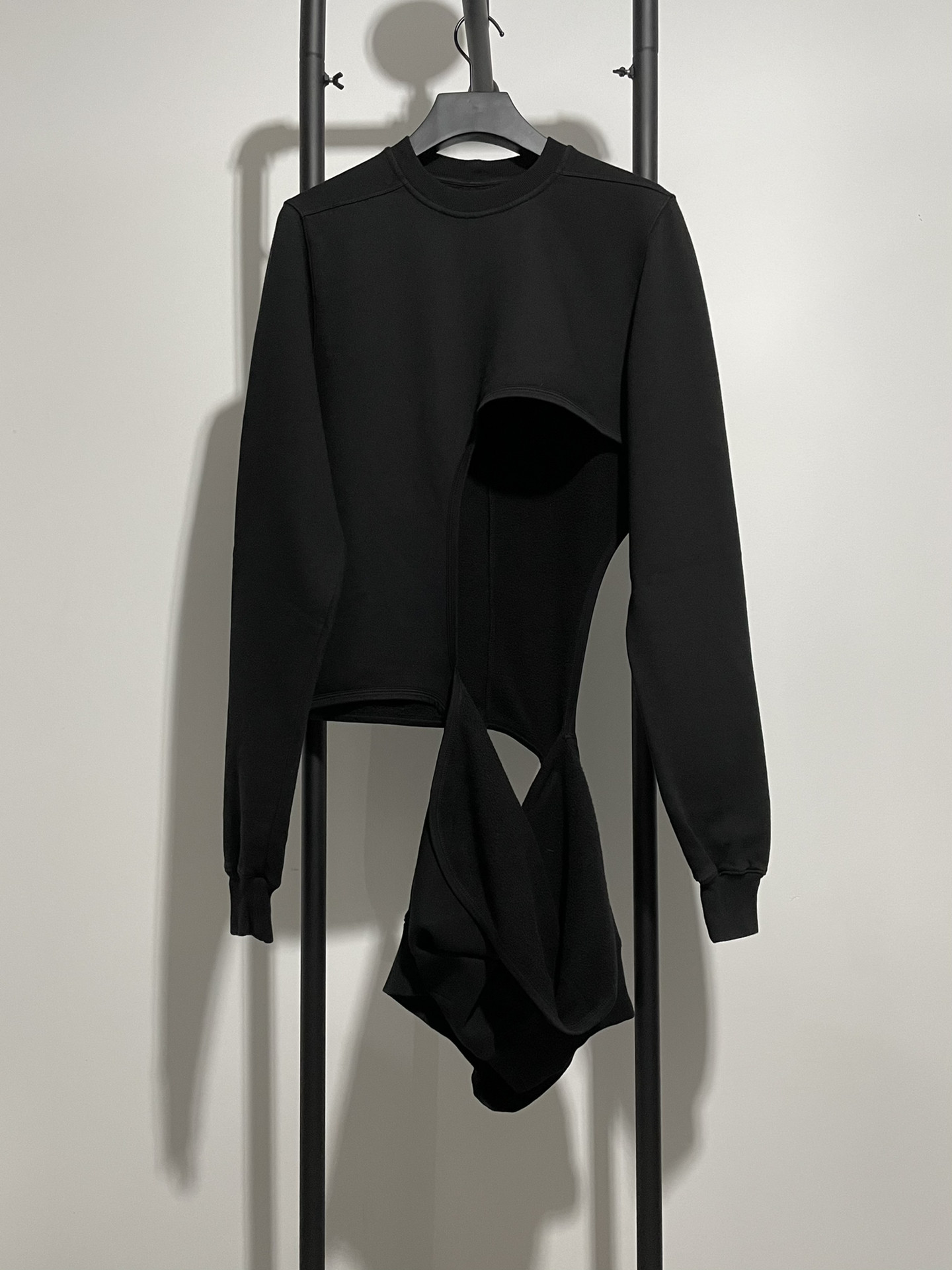 Rick Owens Cutout Fleece Sweatshirt