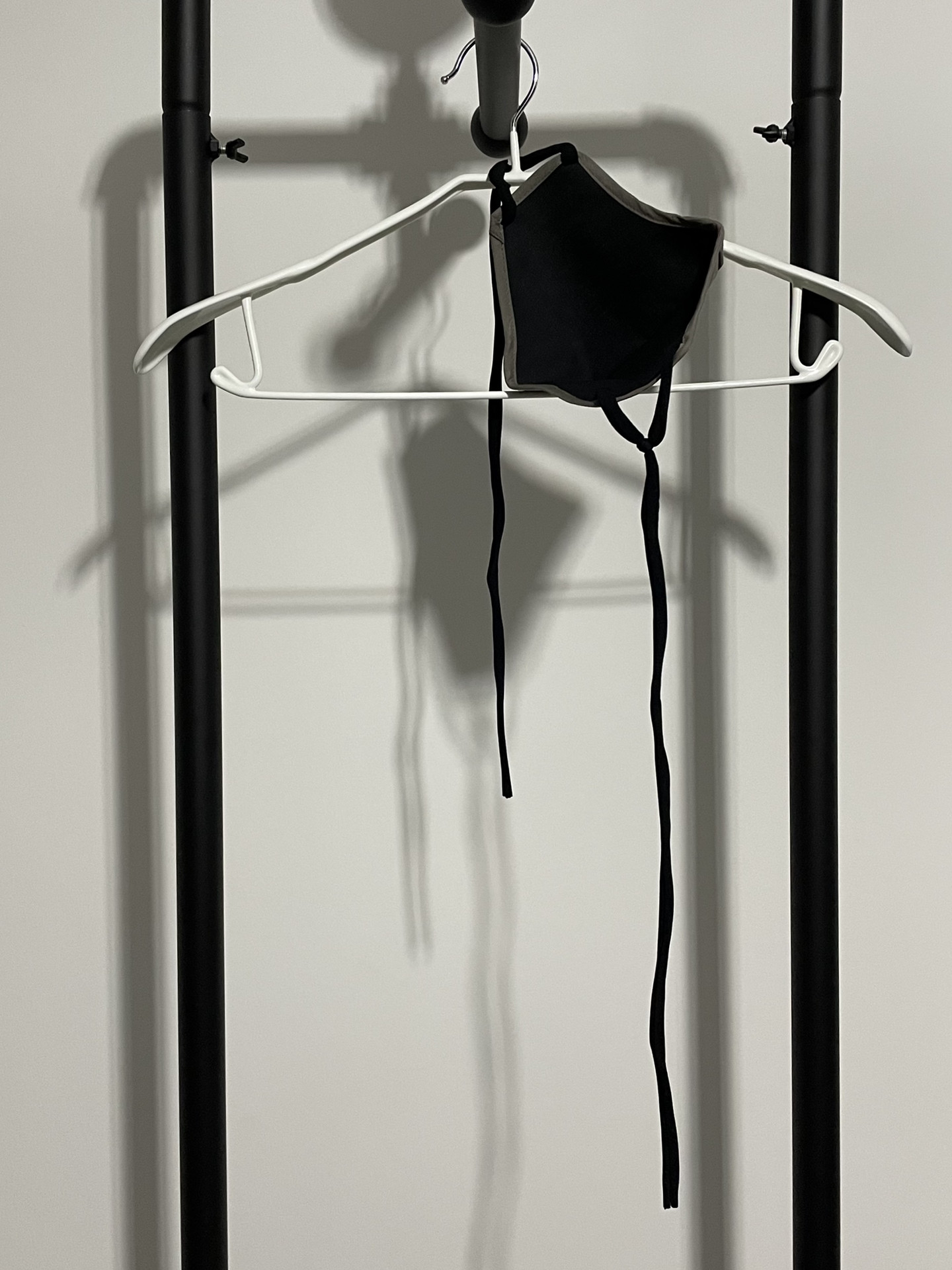 Rick Owens Grey Face Mask — front