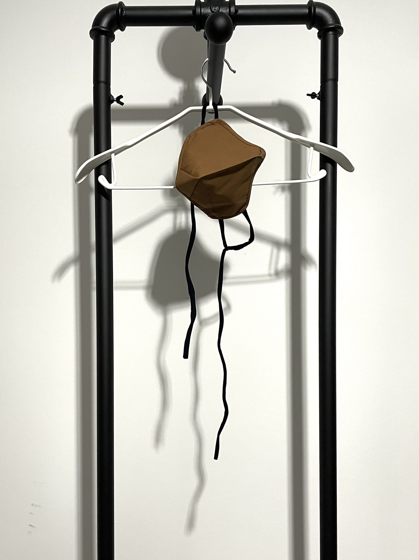 Rick Owens Brown Face Mask