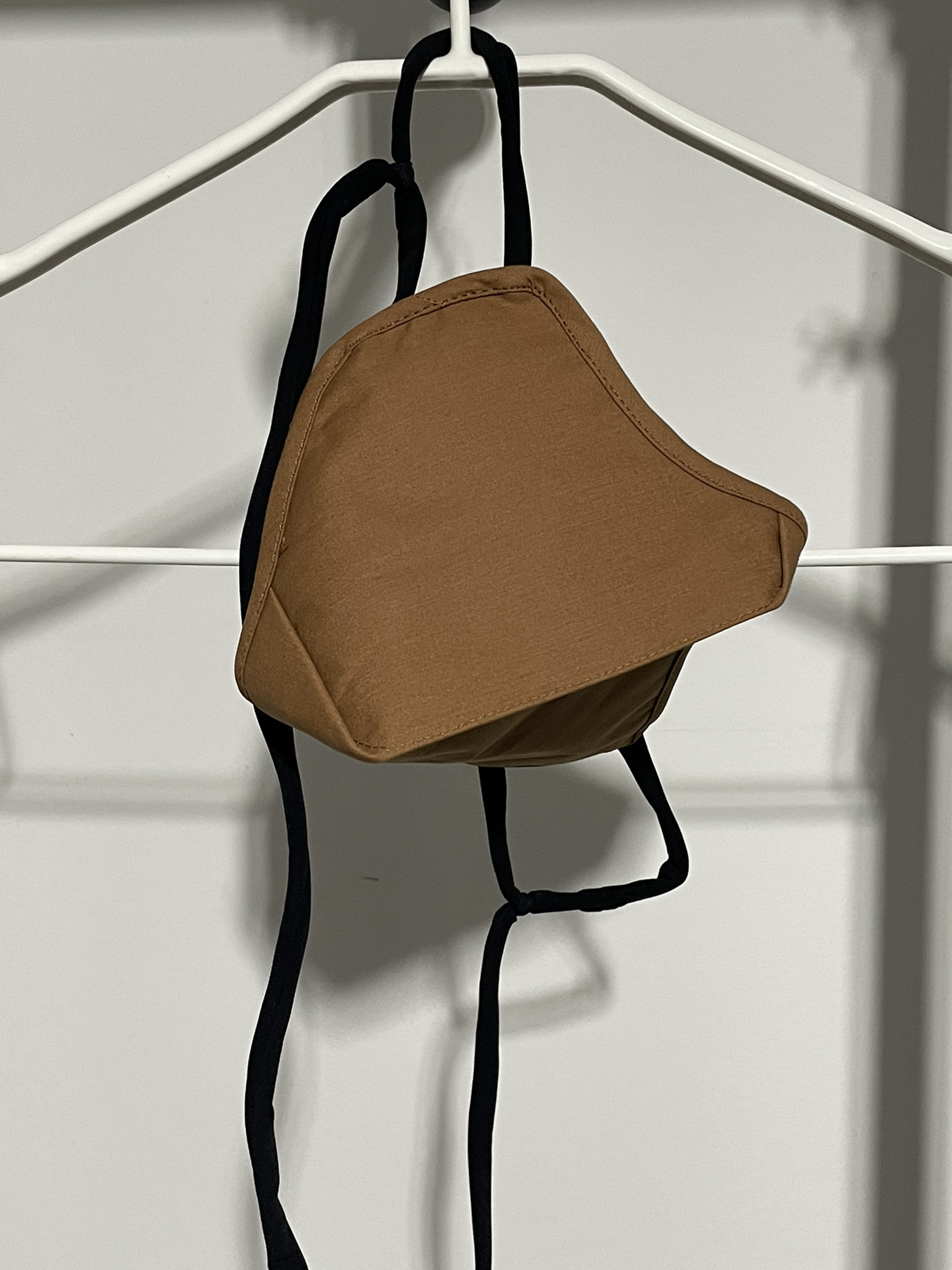 Rick Owens Brown Face Mask — detail