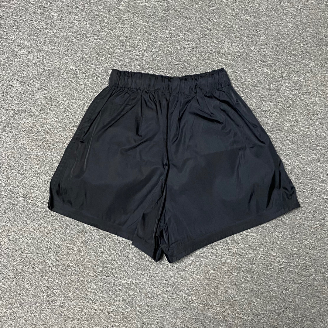 Prada Black Nylon Shorts — front