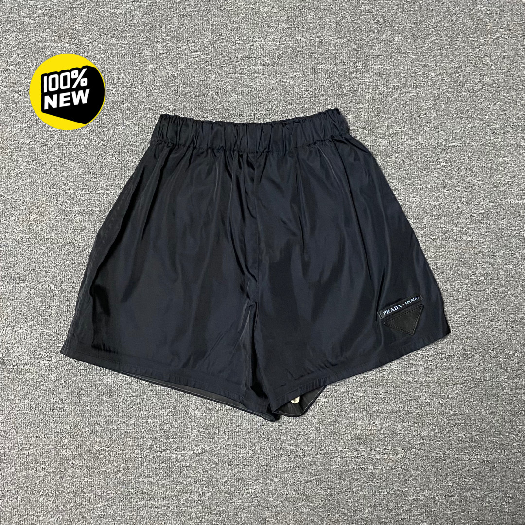 Prada Black Nylon Shorts