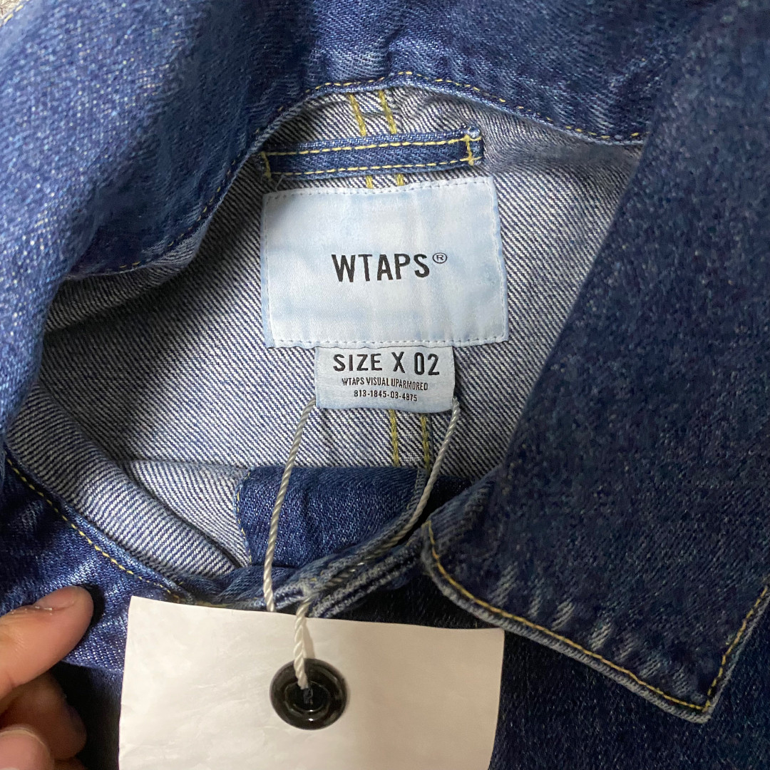 WTAPS 18SS Daddy Denim Jacket — label