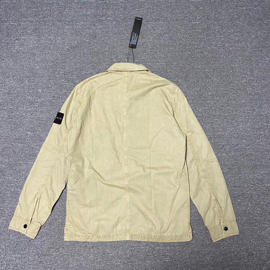 Stone Island Single Pocket Zip-Up Jacket — front