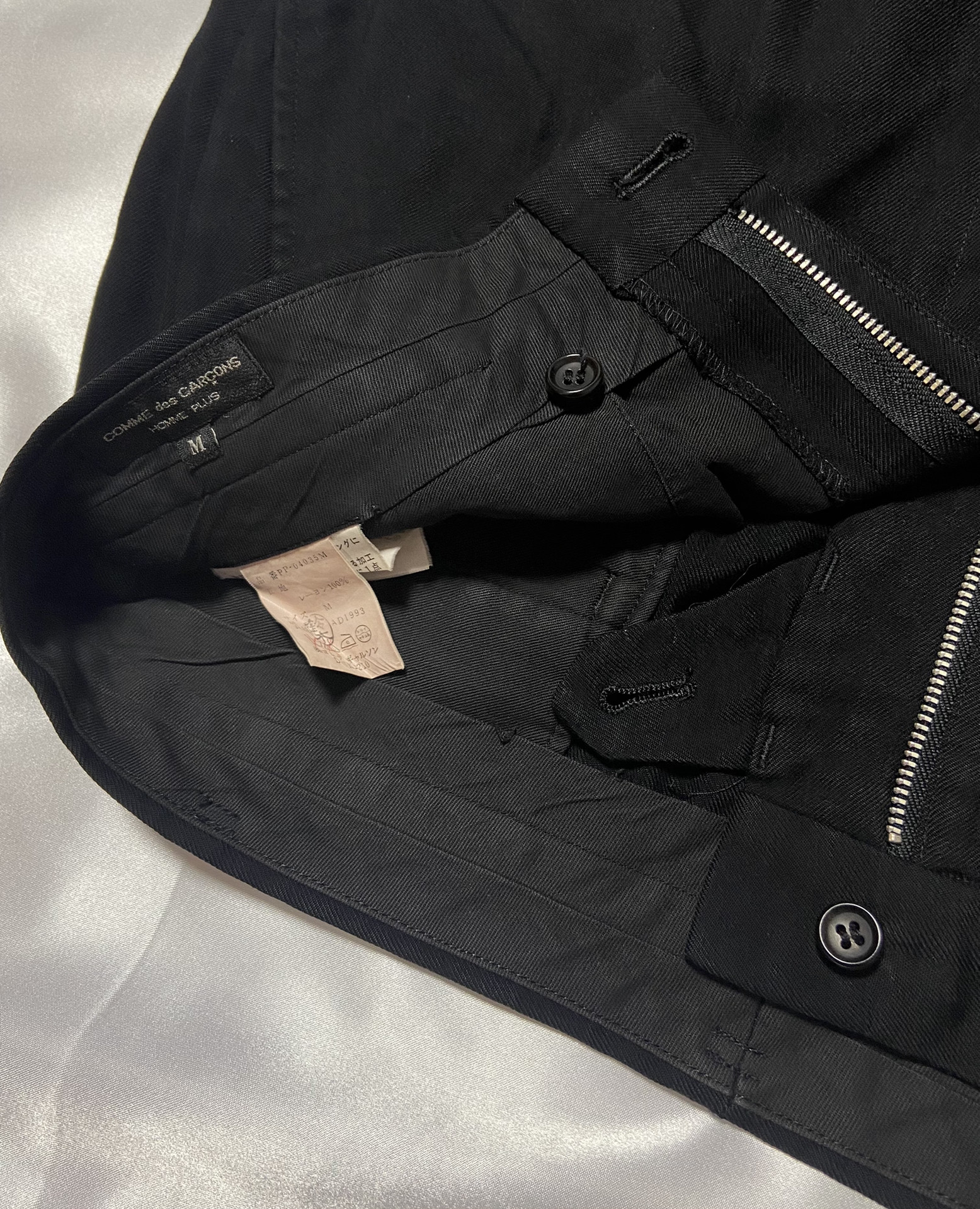 Comme des Garcons Homme Plus 1993AW Trousers — label