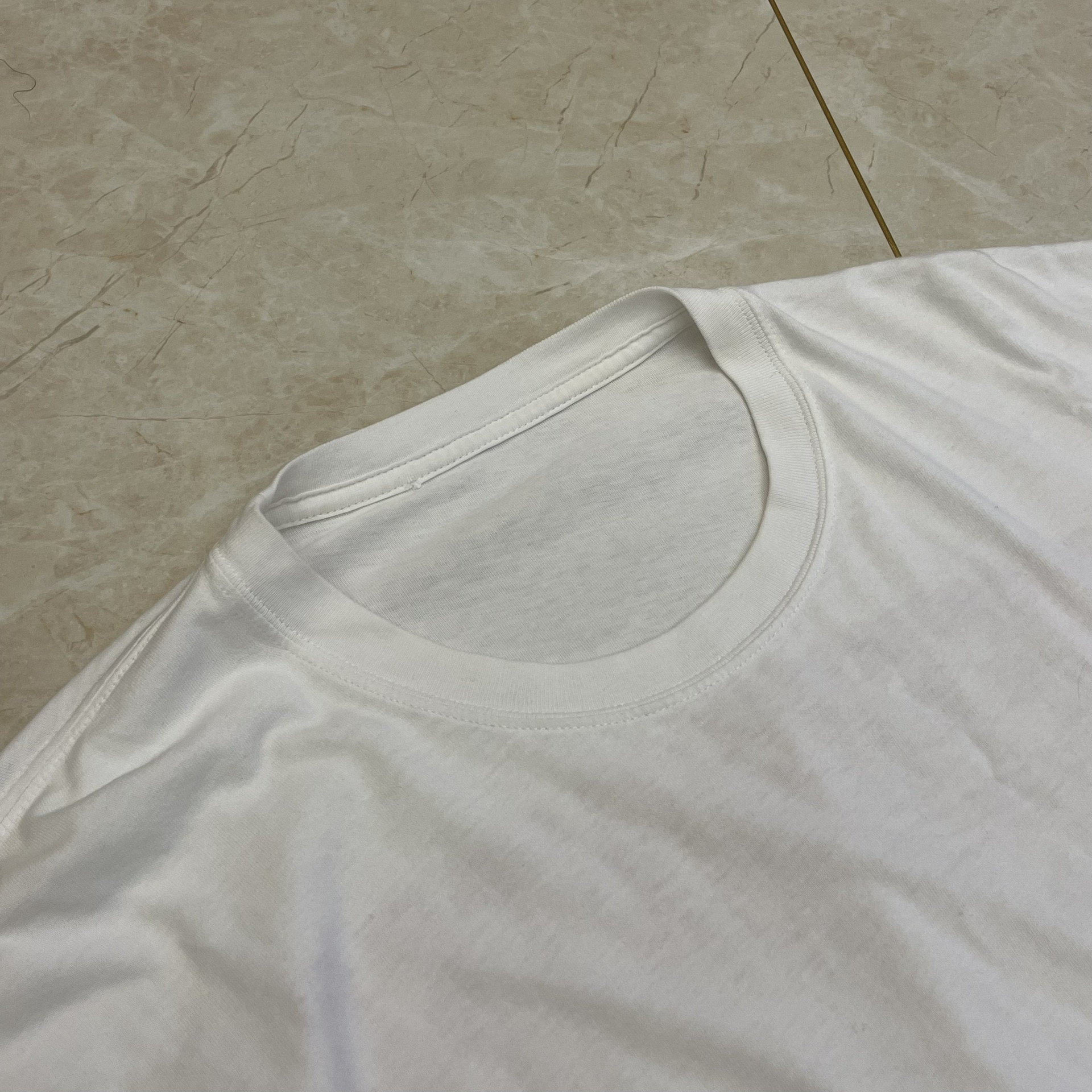 Balenciaga Double-Layer Short Sleeve Tee — detail