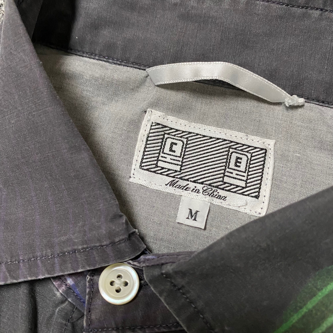 CAVEMPT Soda Print Long Sleeve Shirt — detail