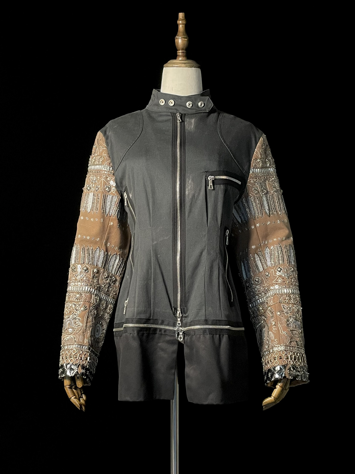 Dries Van Noten F/W10 Metal Embroidered Jacket — detail