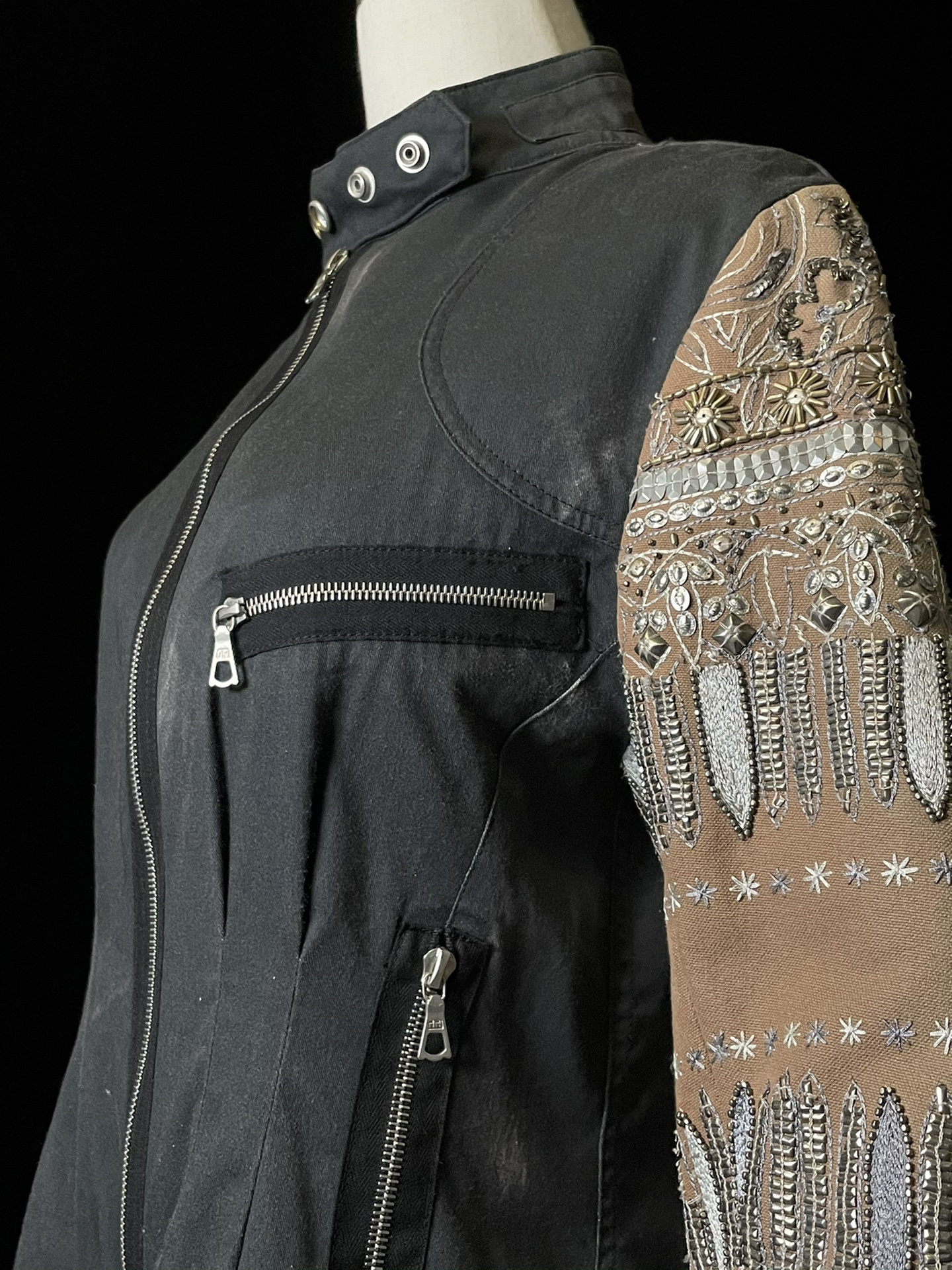 Dries Van Noten F/W10 Metal Embroidered Jacket — back