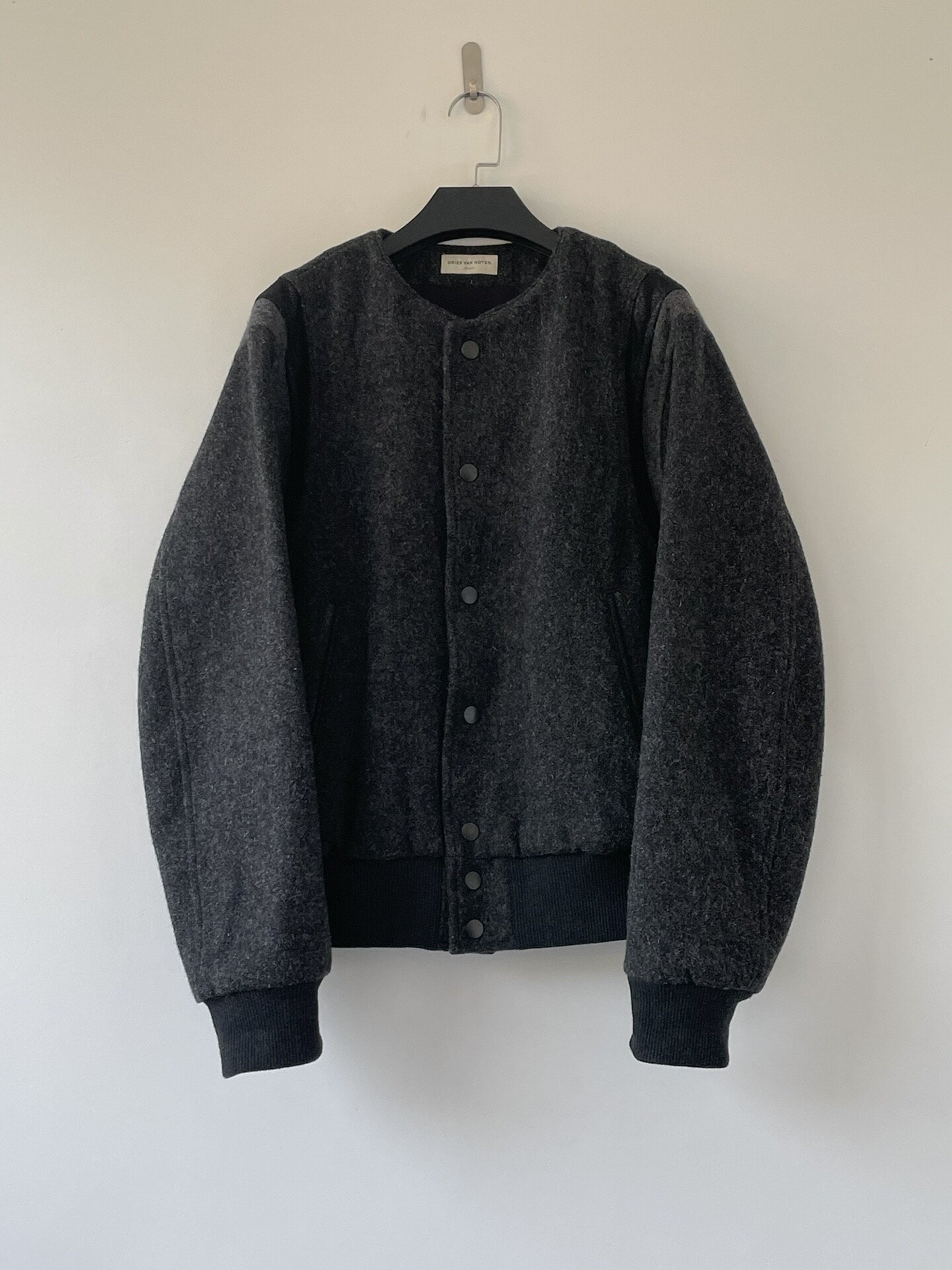 Dries Van Noten AW2014 Wool Baseball Jacket