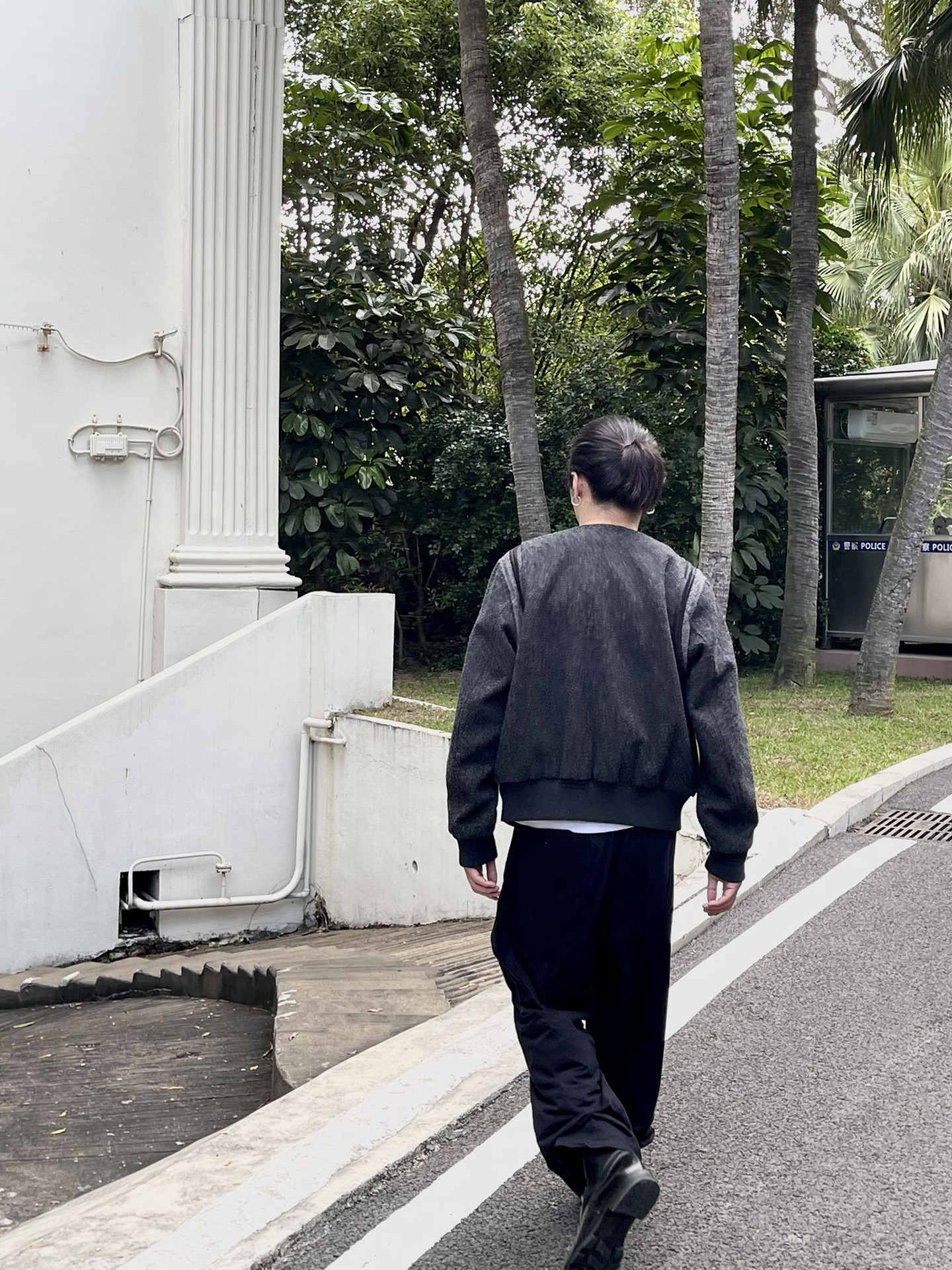 Dries Van Noten AW2014 Wool Baseball Jacket — back