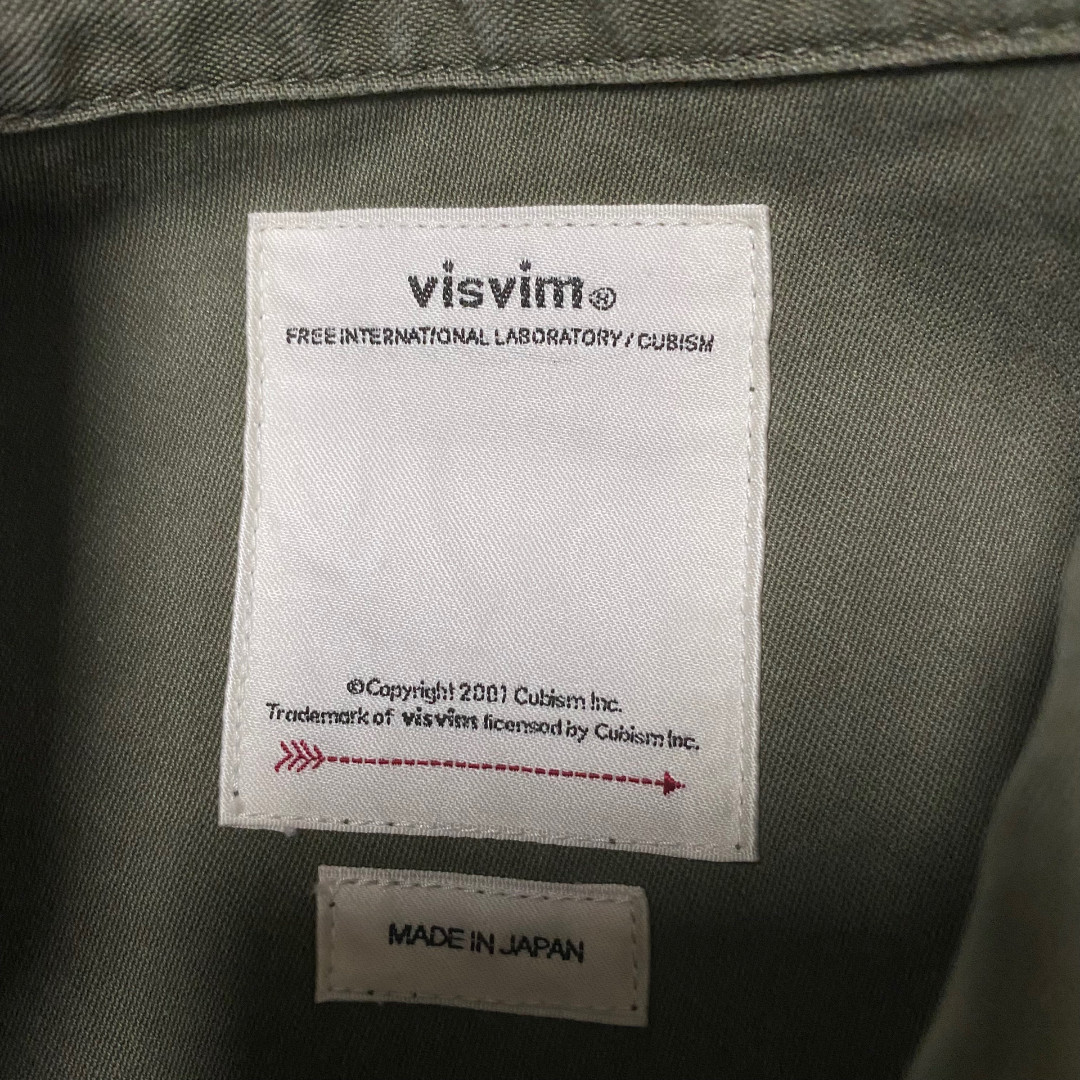 VISVIM 19SS DOMAINE Jacket M — label