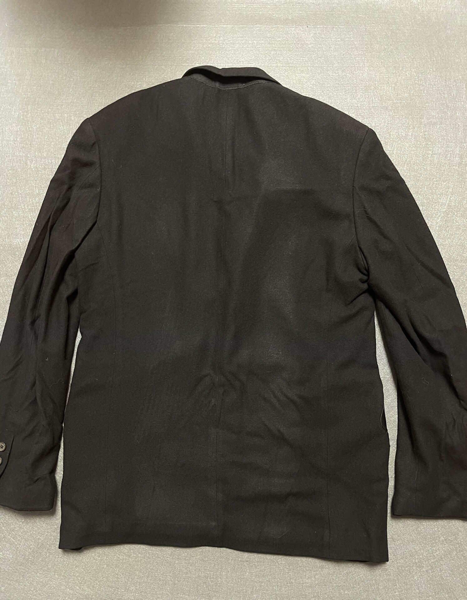 Yohji Yamamoto 07AW Peak Lapel Smoking Jacket — detail