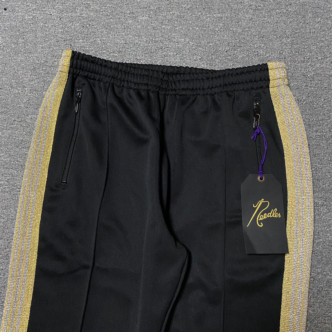 Needles 25th Anniversary Gold Glitter Track Pants — detail