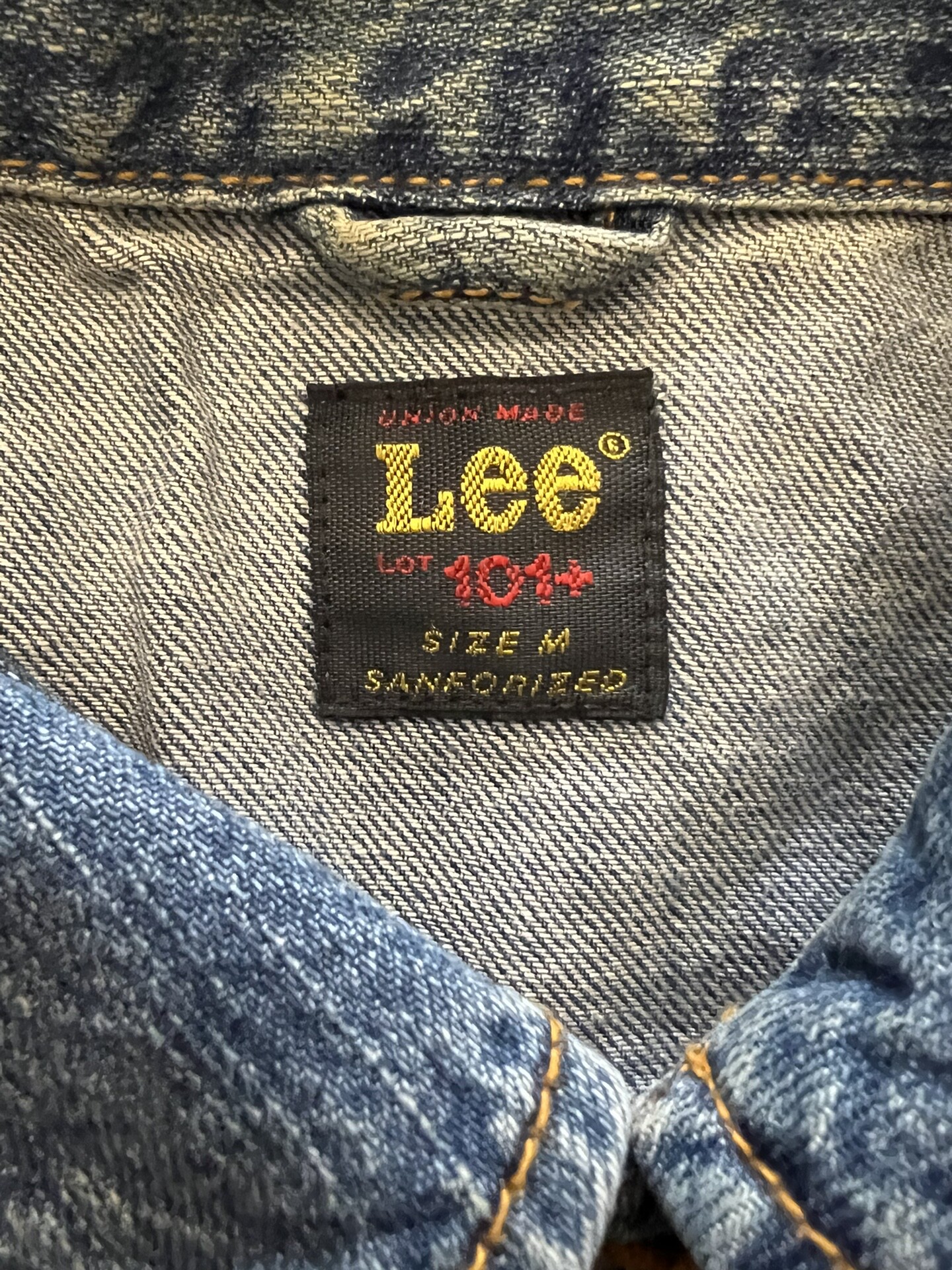 Lee 101 Denim Jacket — label