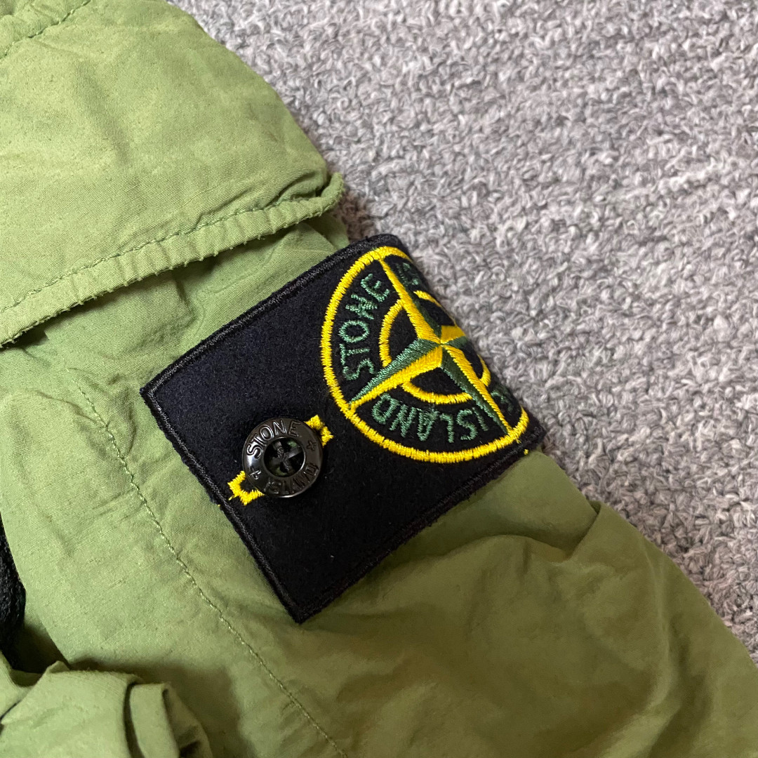 Stone Island 22SS Nylon Zip Jacket — label