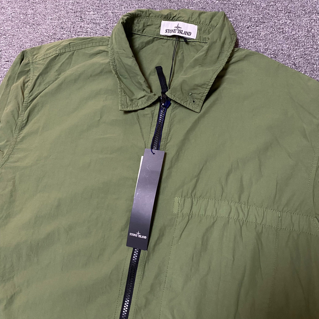 Stone Island 22SS Nylon Zip Jacket — back