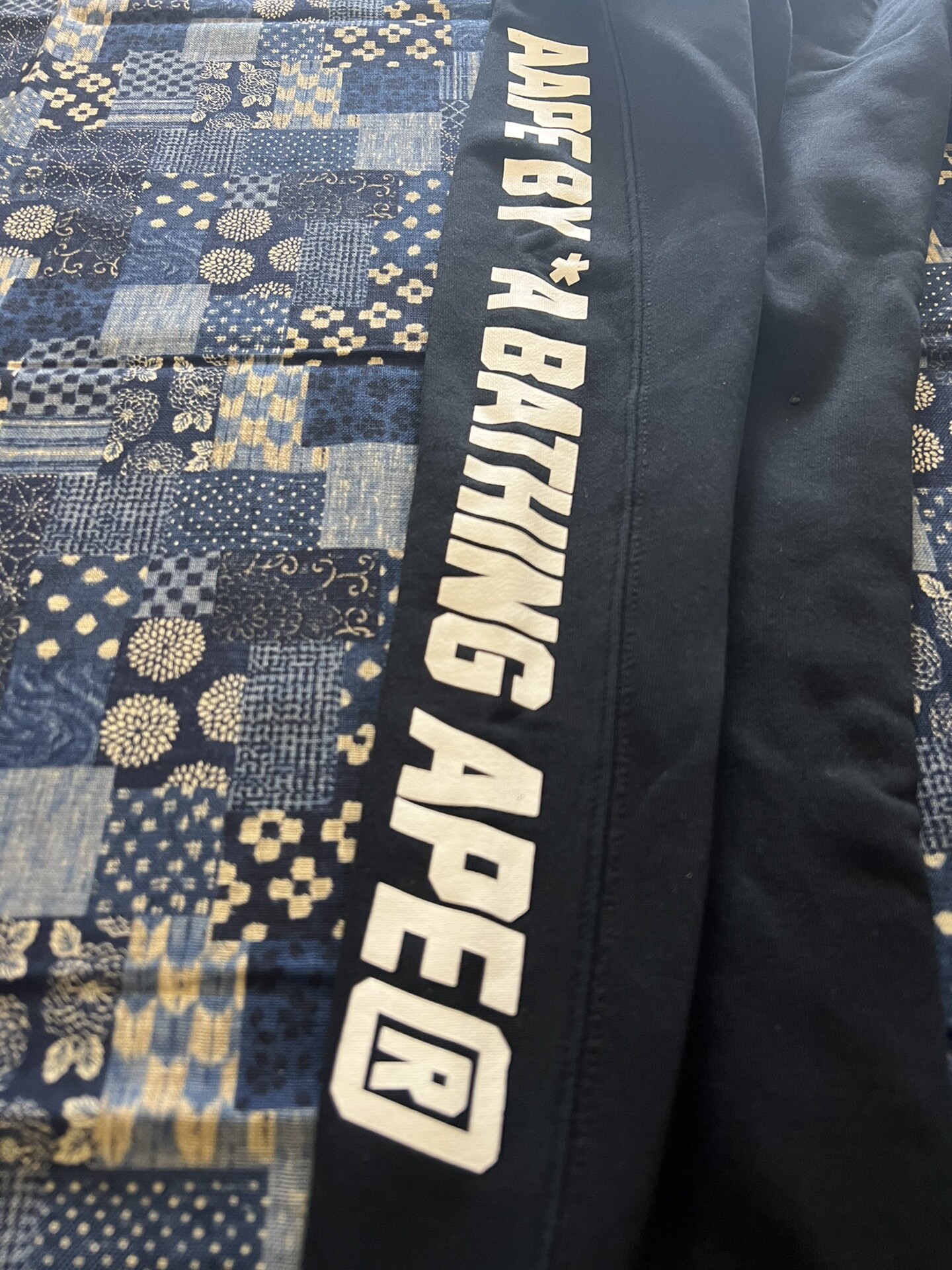 Aape Black Jogger Casual Pants — back