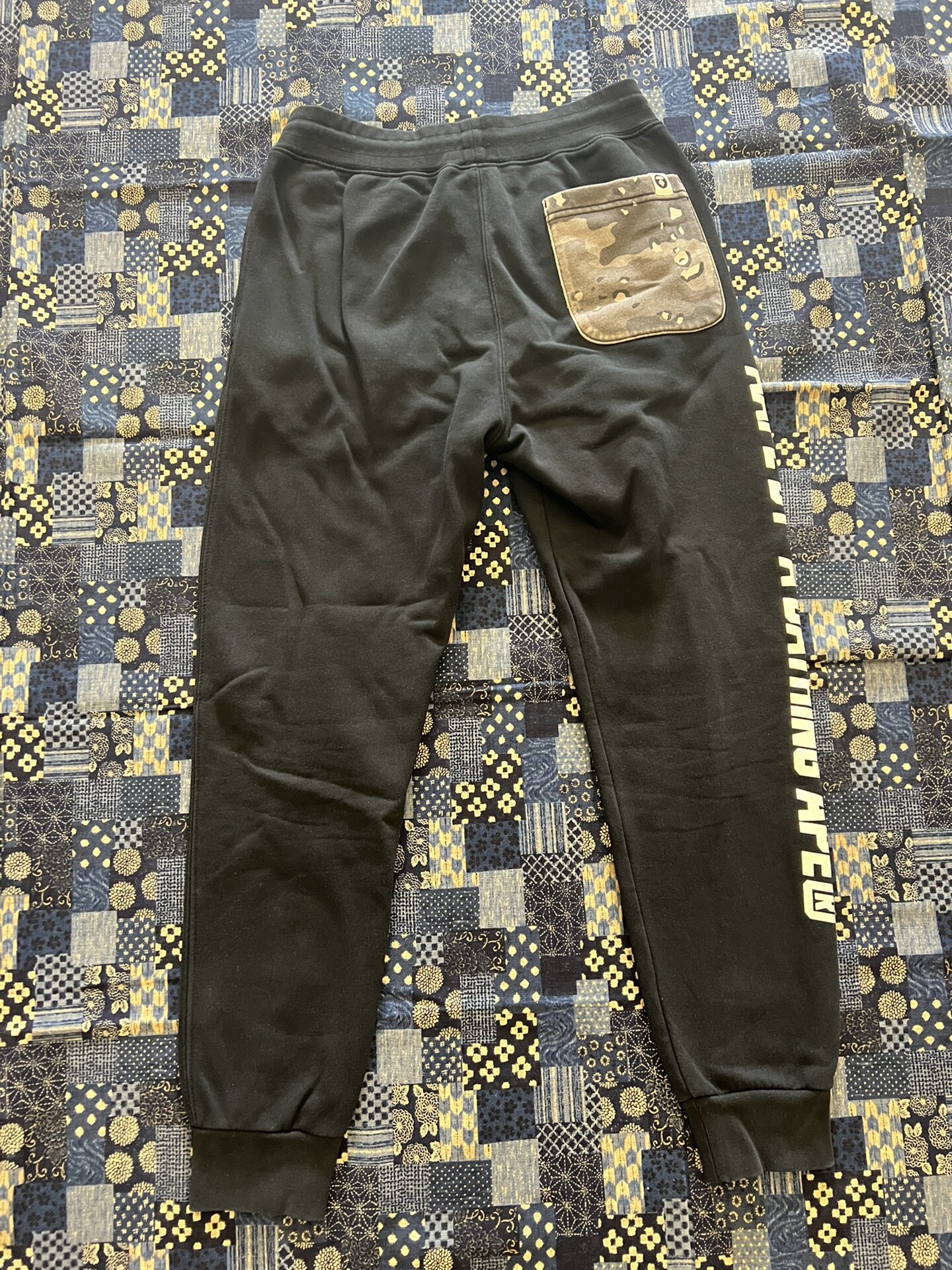 Aape Black Jogger Casual Pants — front