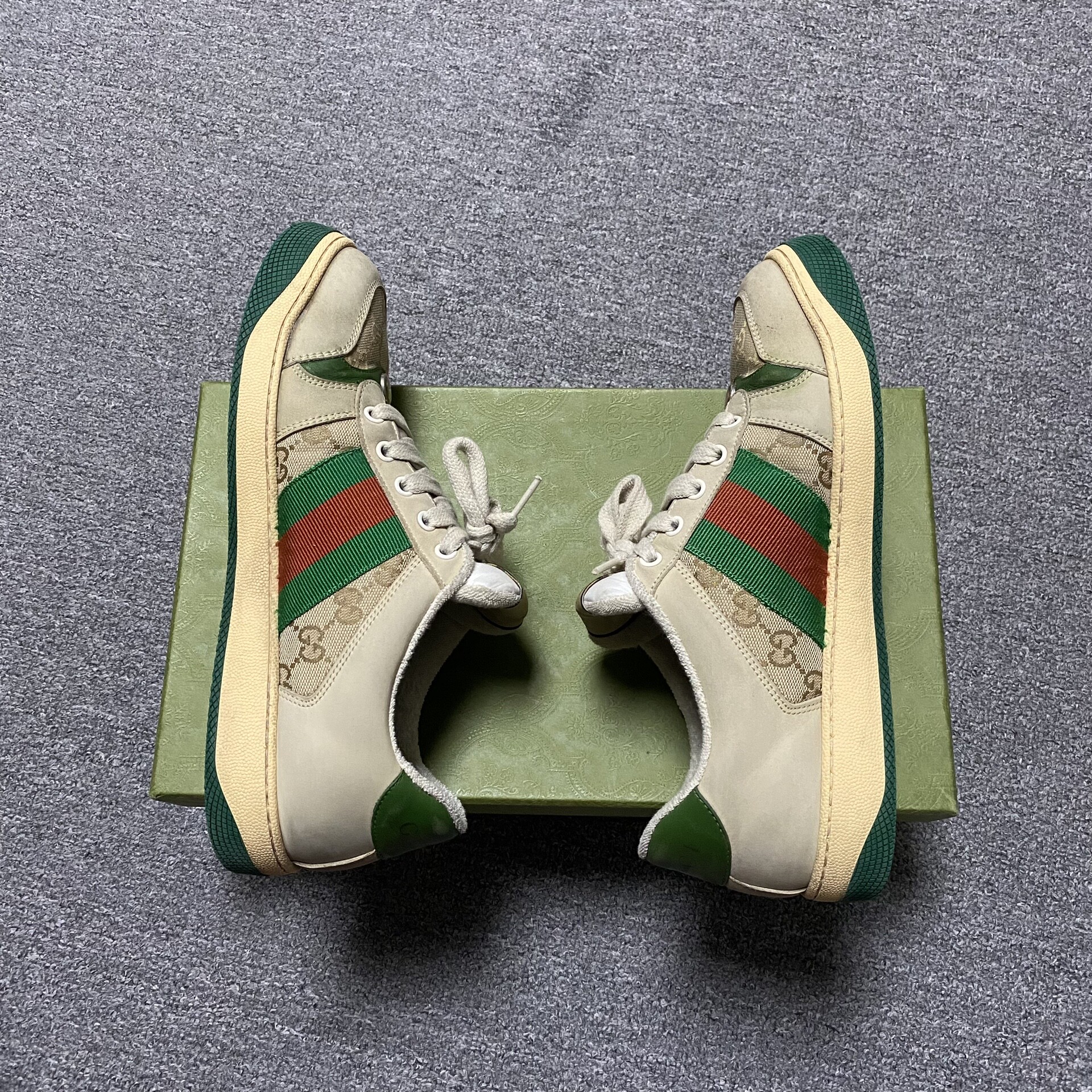 Gucci GG Monogram Dirty Sneakers — back