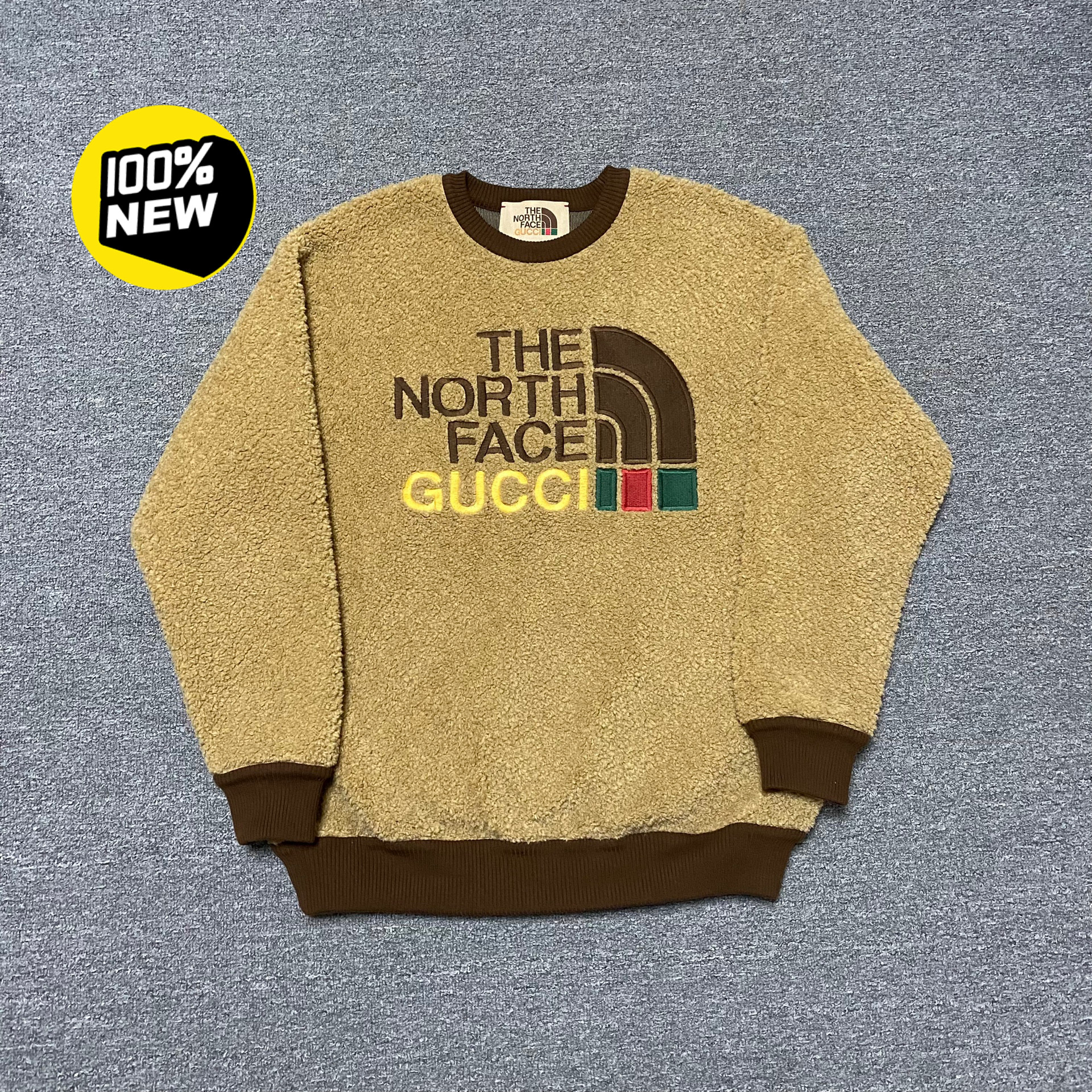 Gucci TNF Fleece Crewneck Sweatshirt