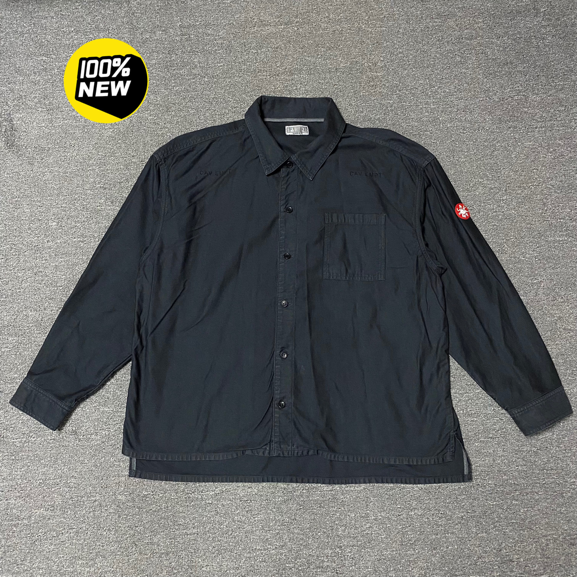 Cav Empt Dark Gray Long Sleeve Shirt