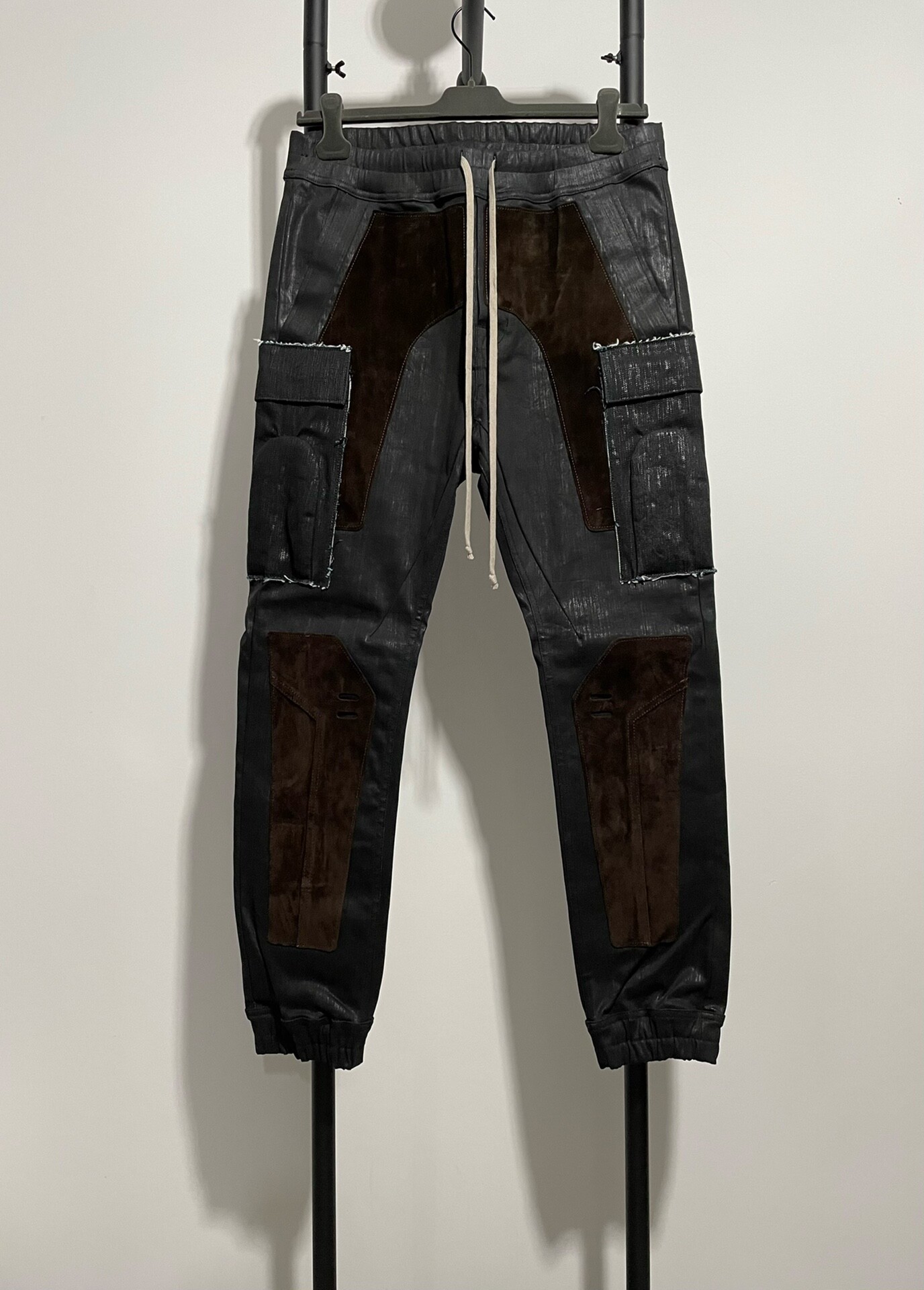 Rick Owens Waxed Cargo Pants
