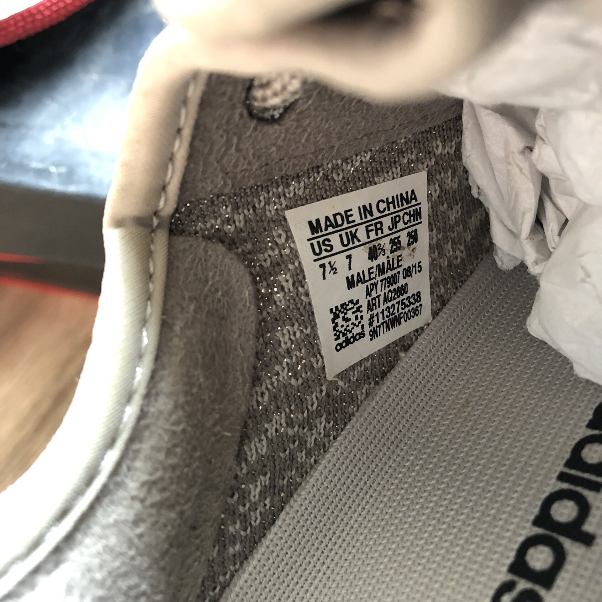 Adidas Yeezy 350 Low Moonrock Sneakers — label